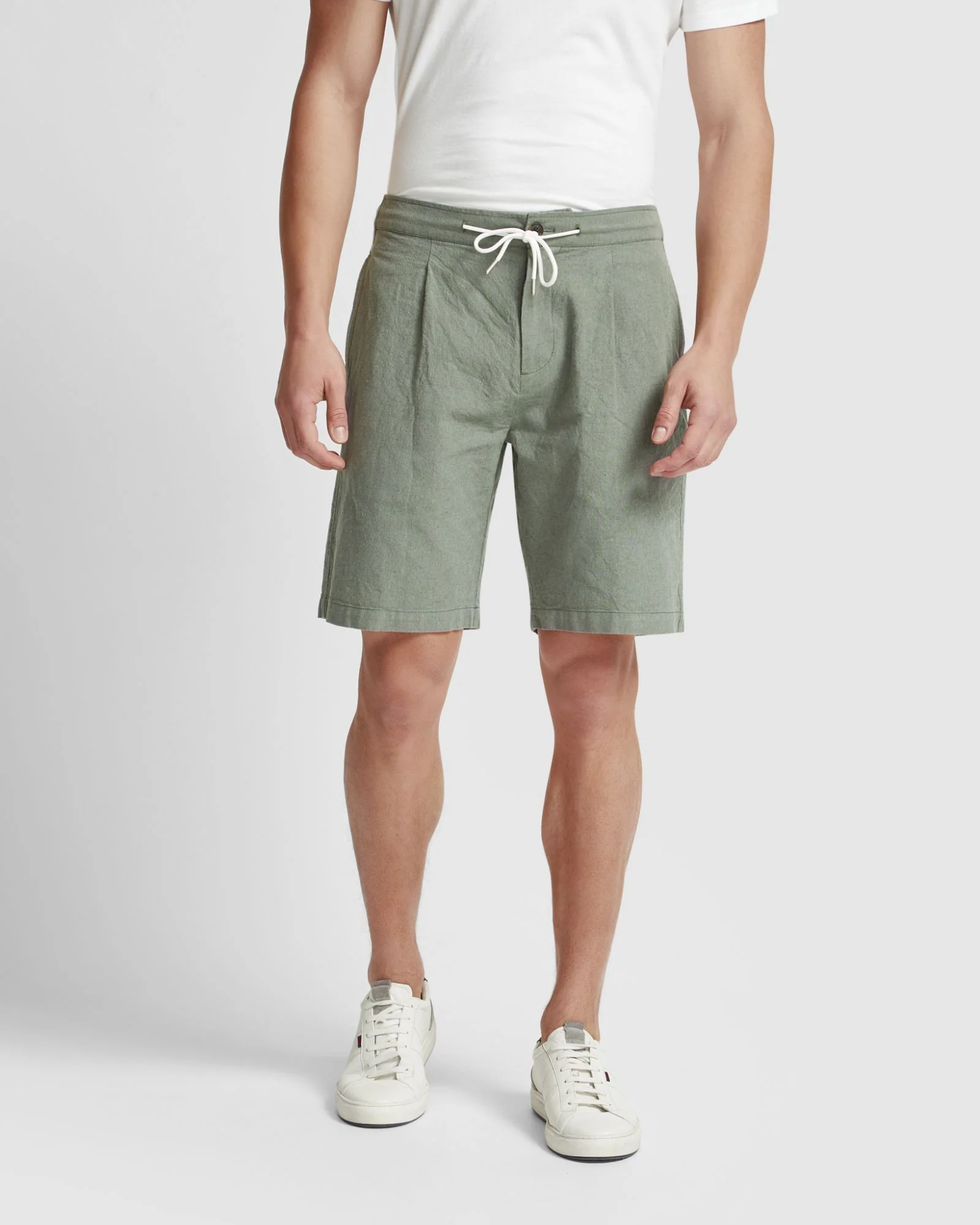 Barney Linen Blend Shorts - Image 13