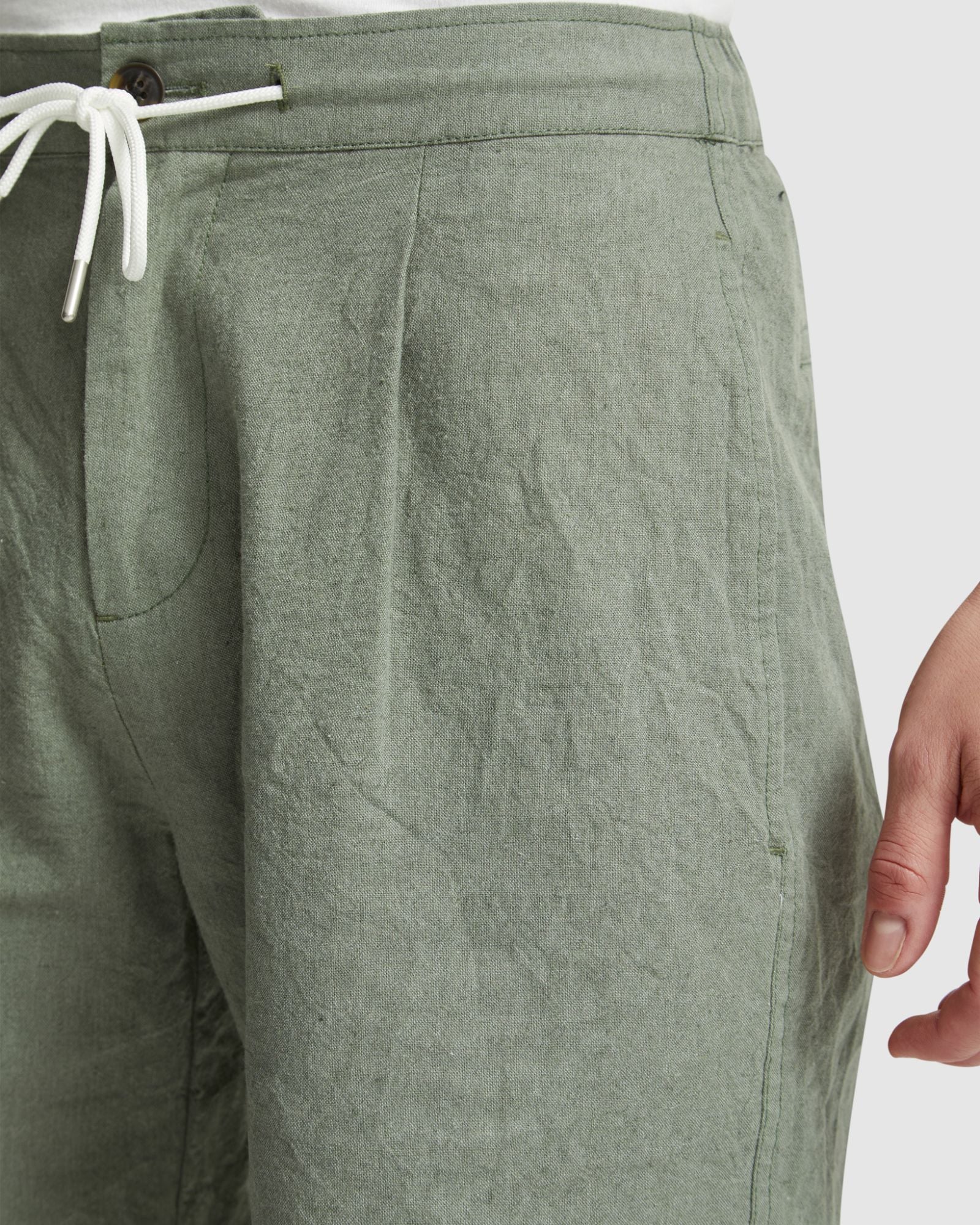 Barney Linen Blend Shorts - Image 18