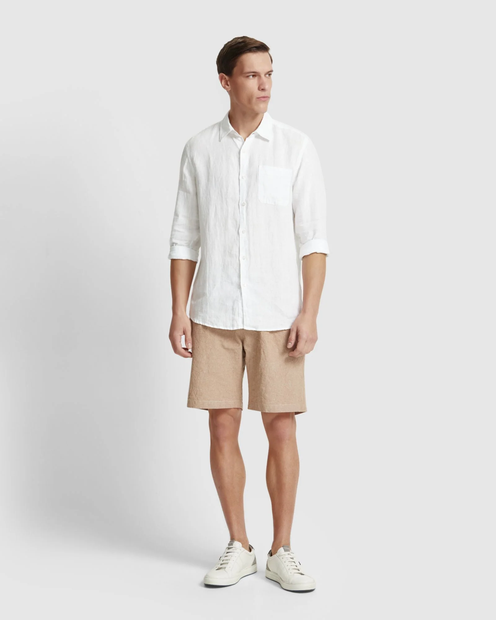 Barney Linen Blend Shorts - Image 23