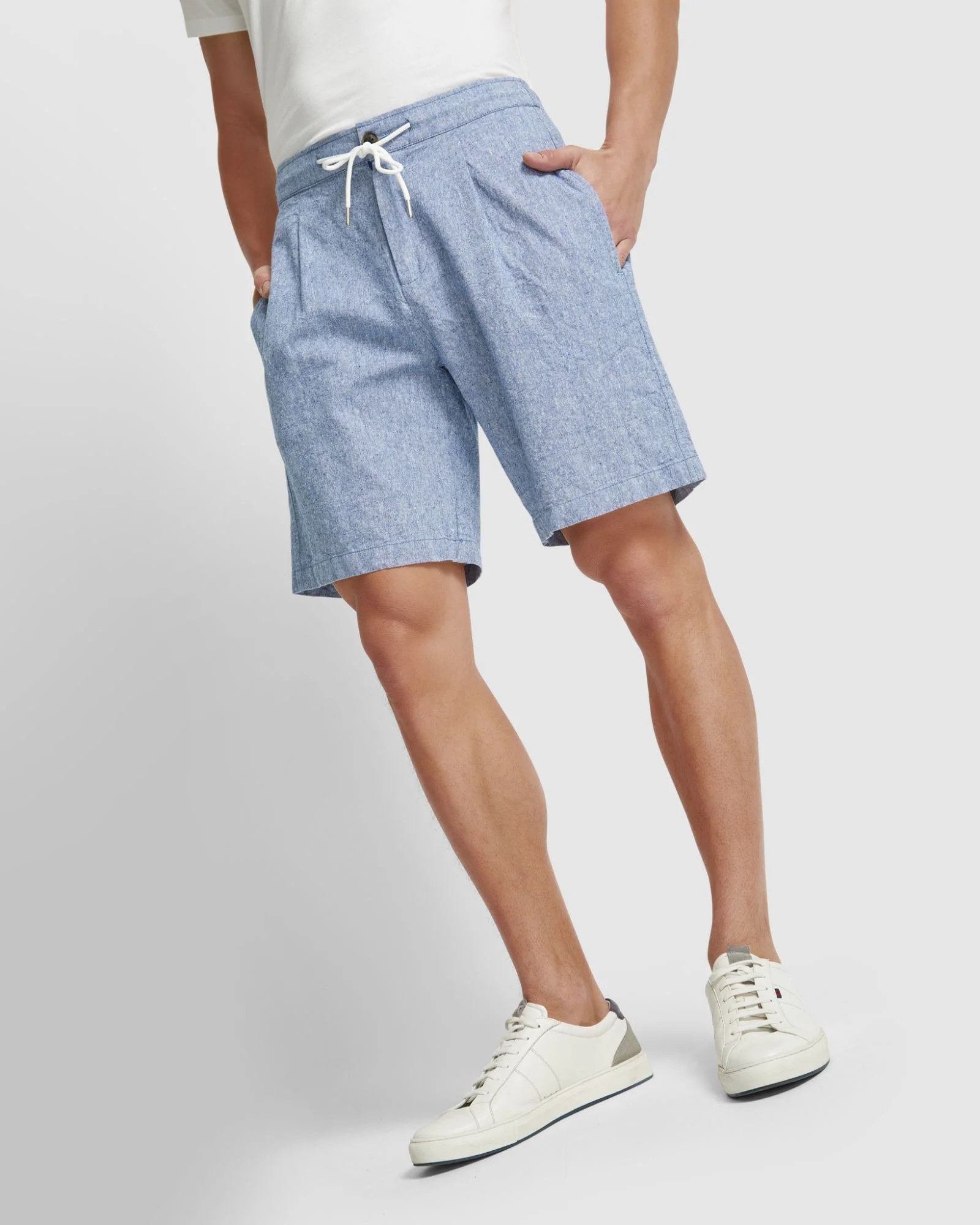 Barney Linen Blend Shorts - Image 4