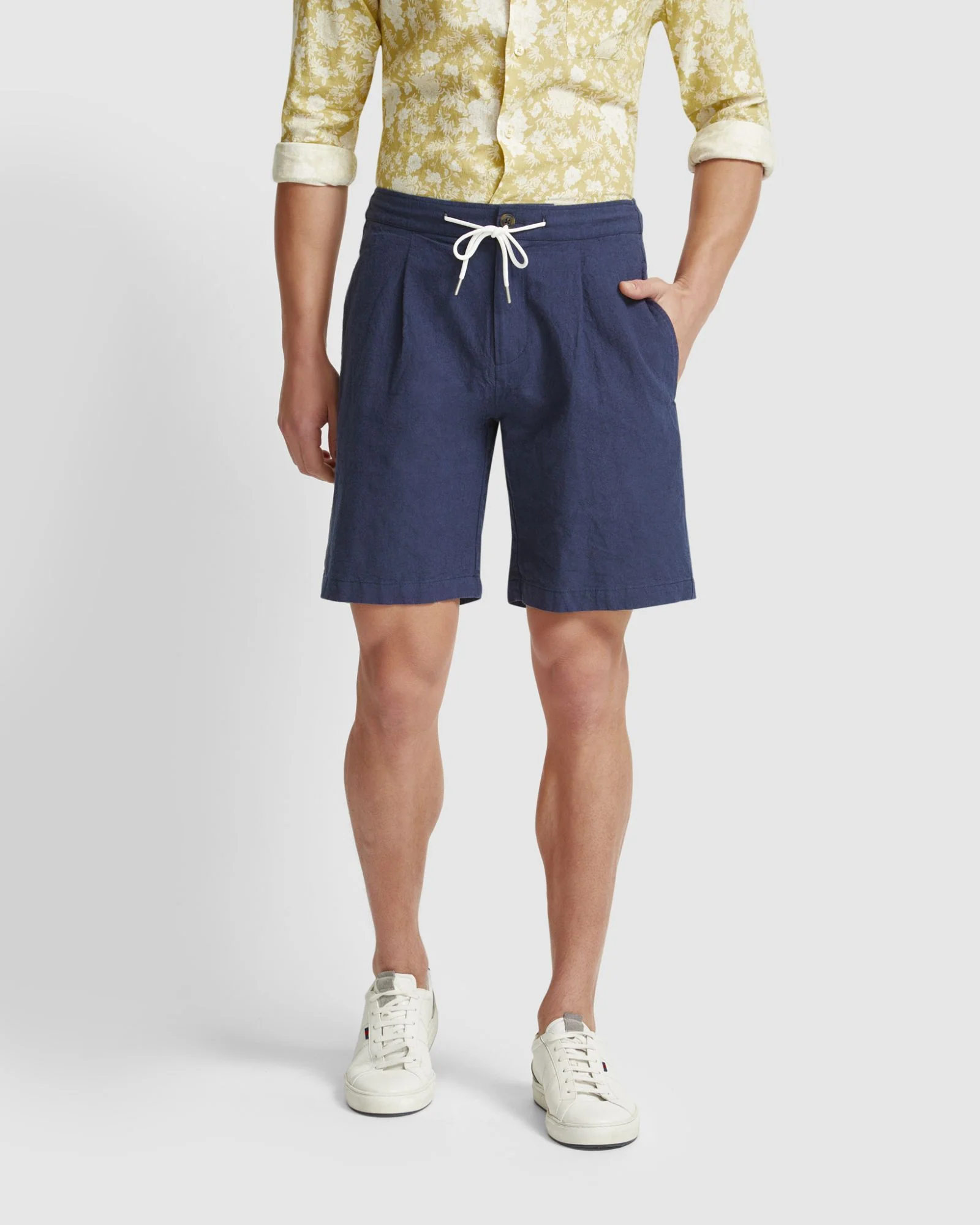 Barney Linen Blend Shorts - Image 7