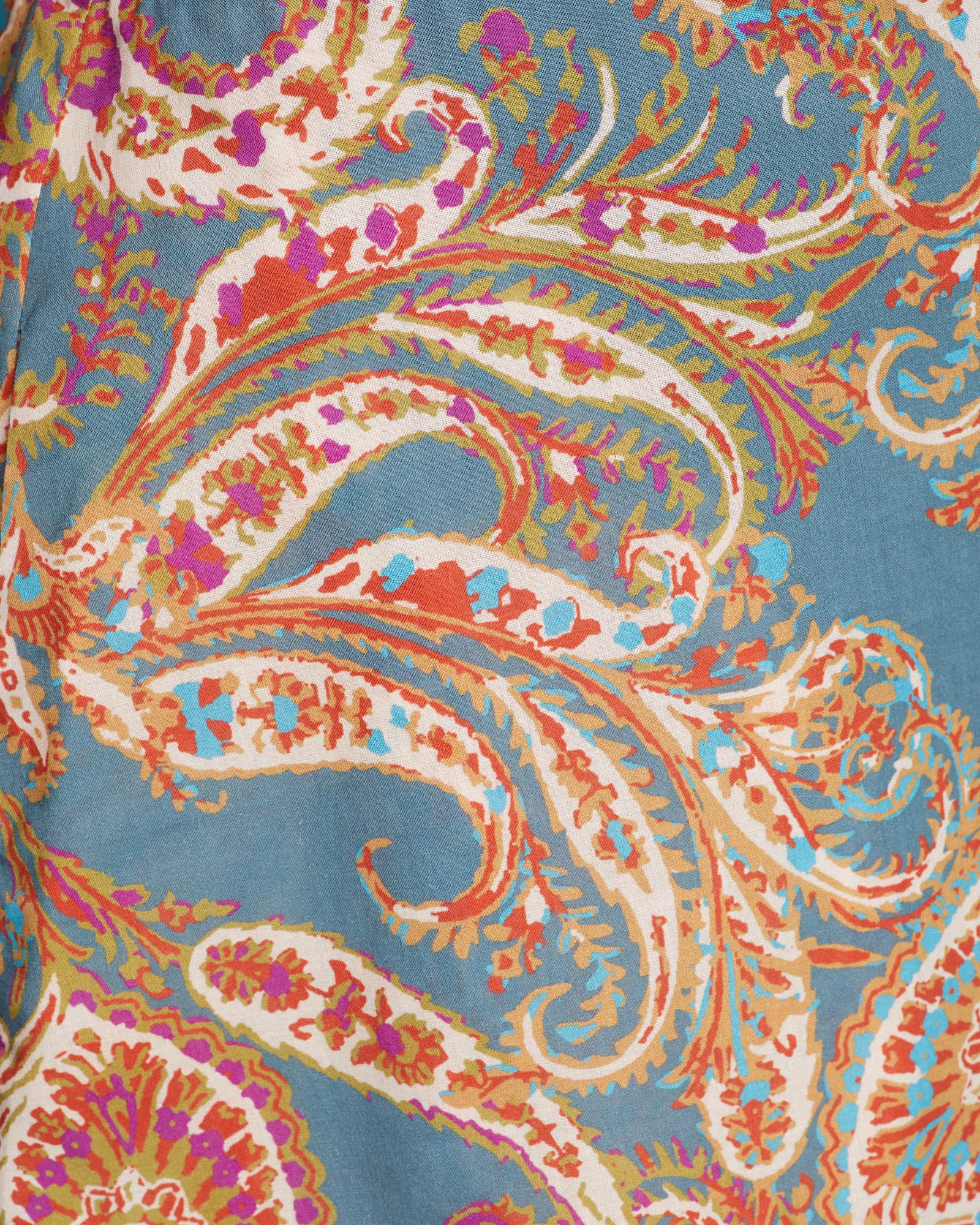 Barron Cotton Paisley Midi Skirt - Image 6