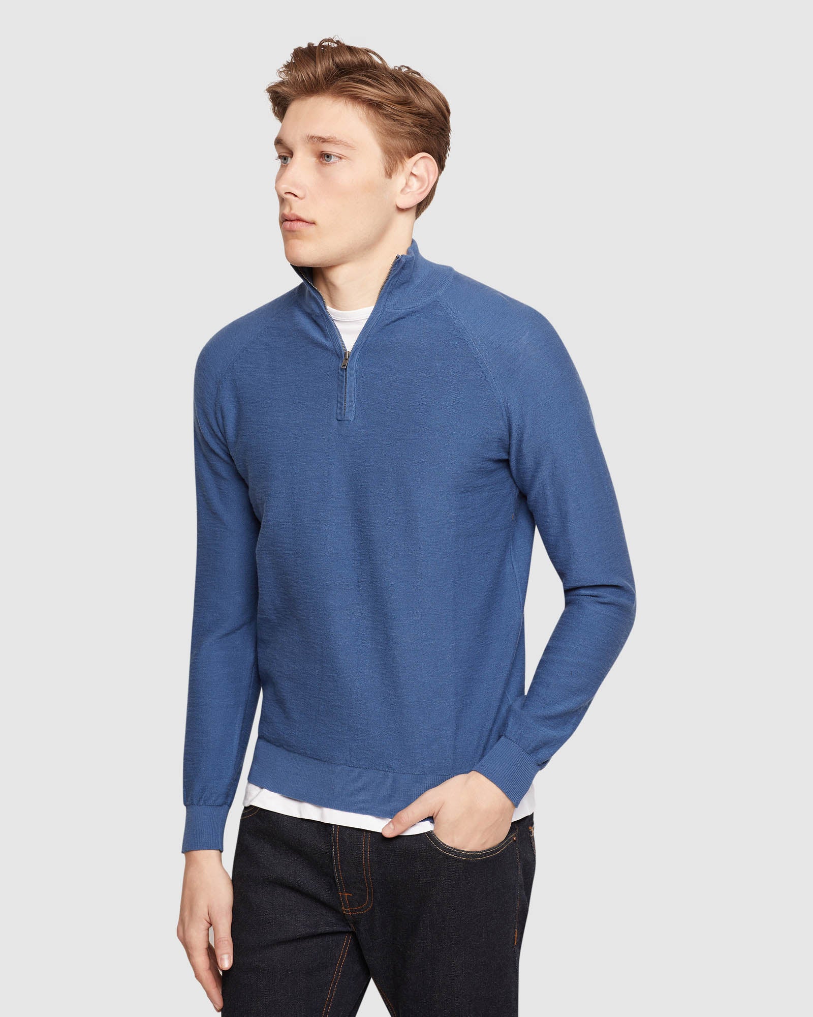 Bart Zip Neck Knit - Image 7