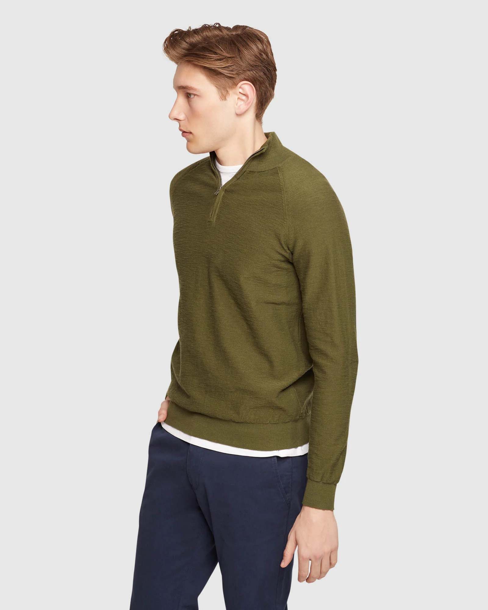 Bart Zip Neck Knit - Image 9