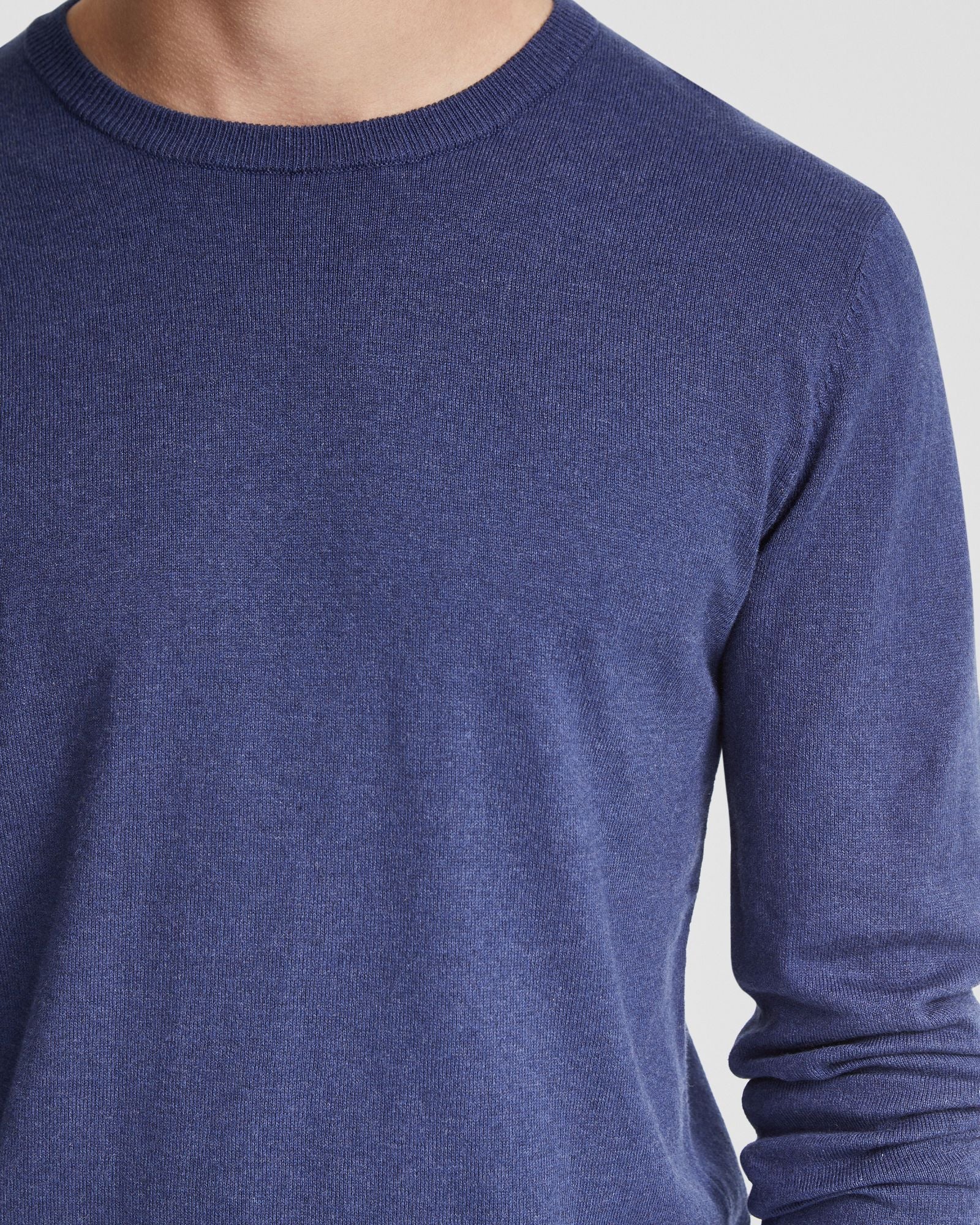 Basic Crew Neck Cashmere Blend Top - Image 12