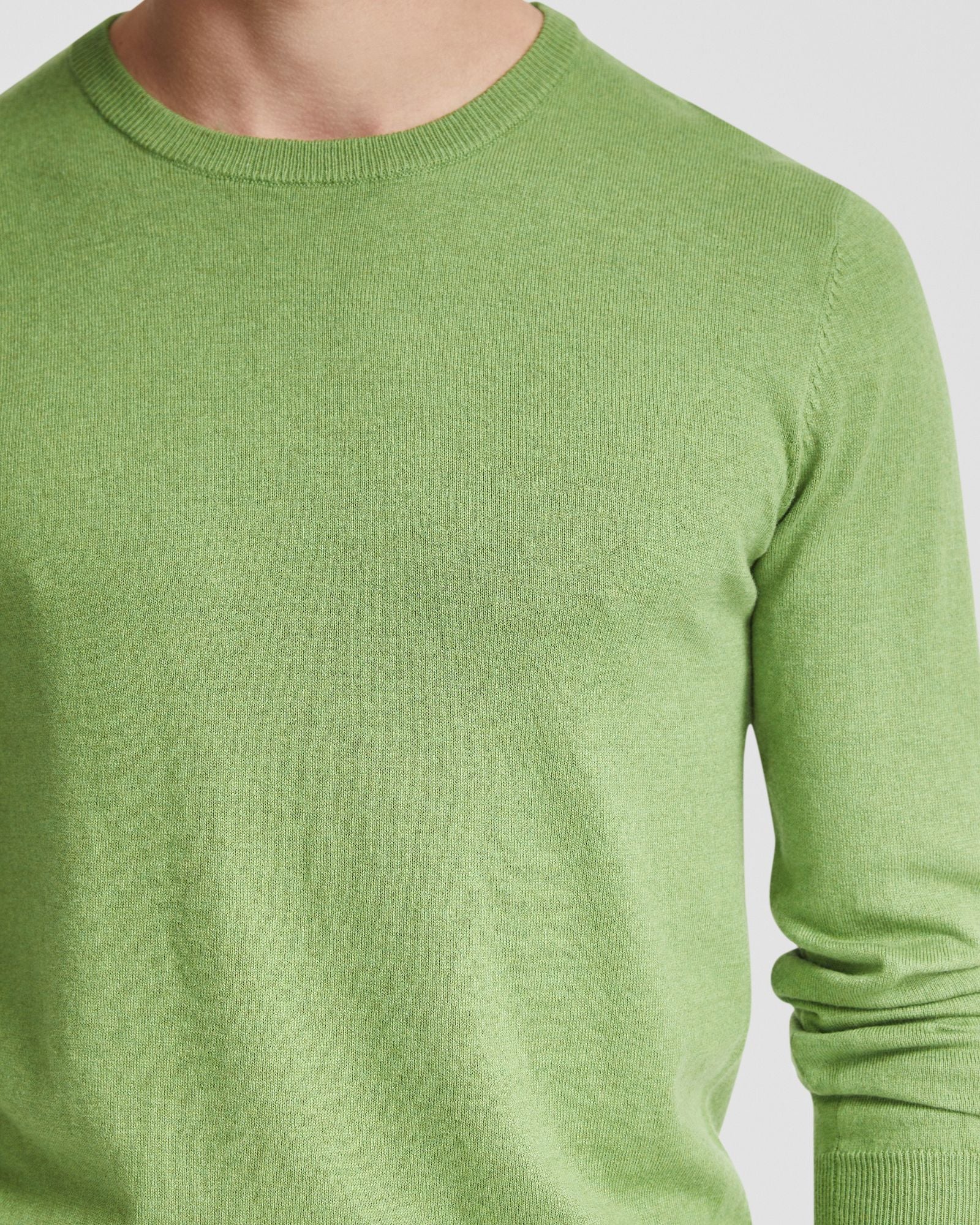 Basic Crew Neck Cashmere Blend Top - Image 18
