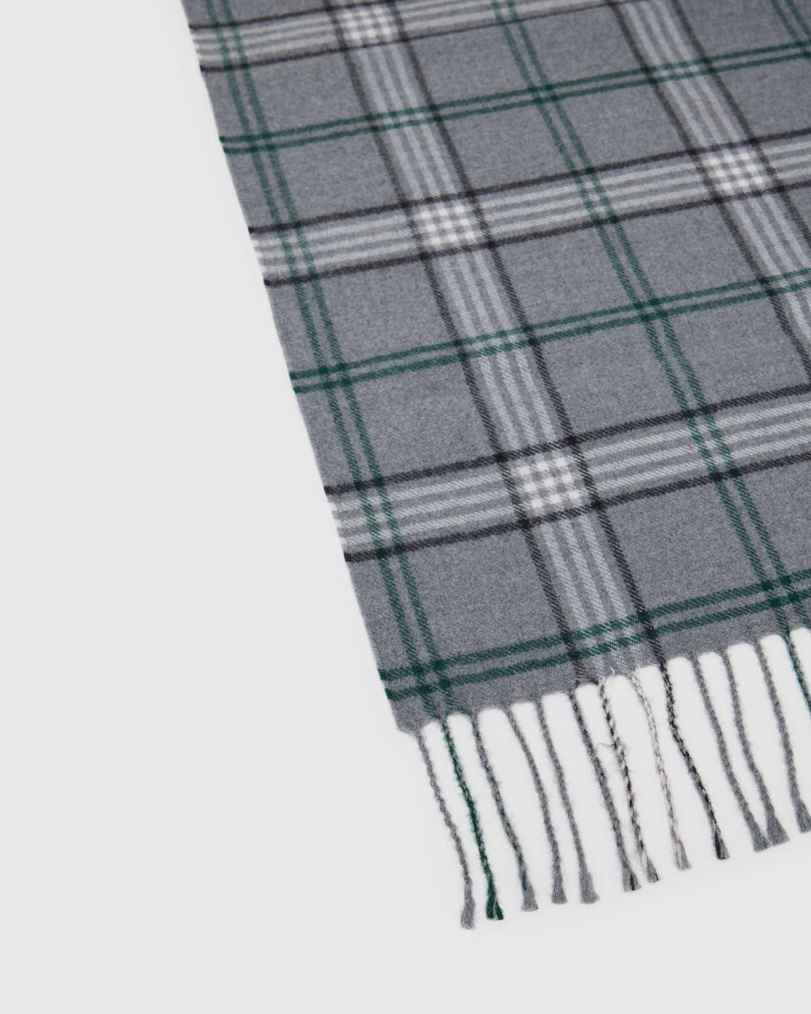 Beau Wool Check Scarf - Image 2