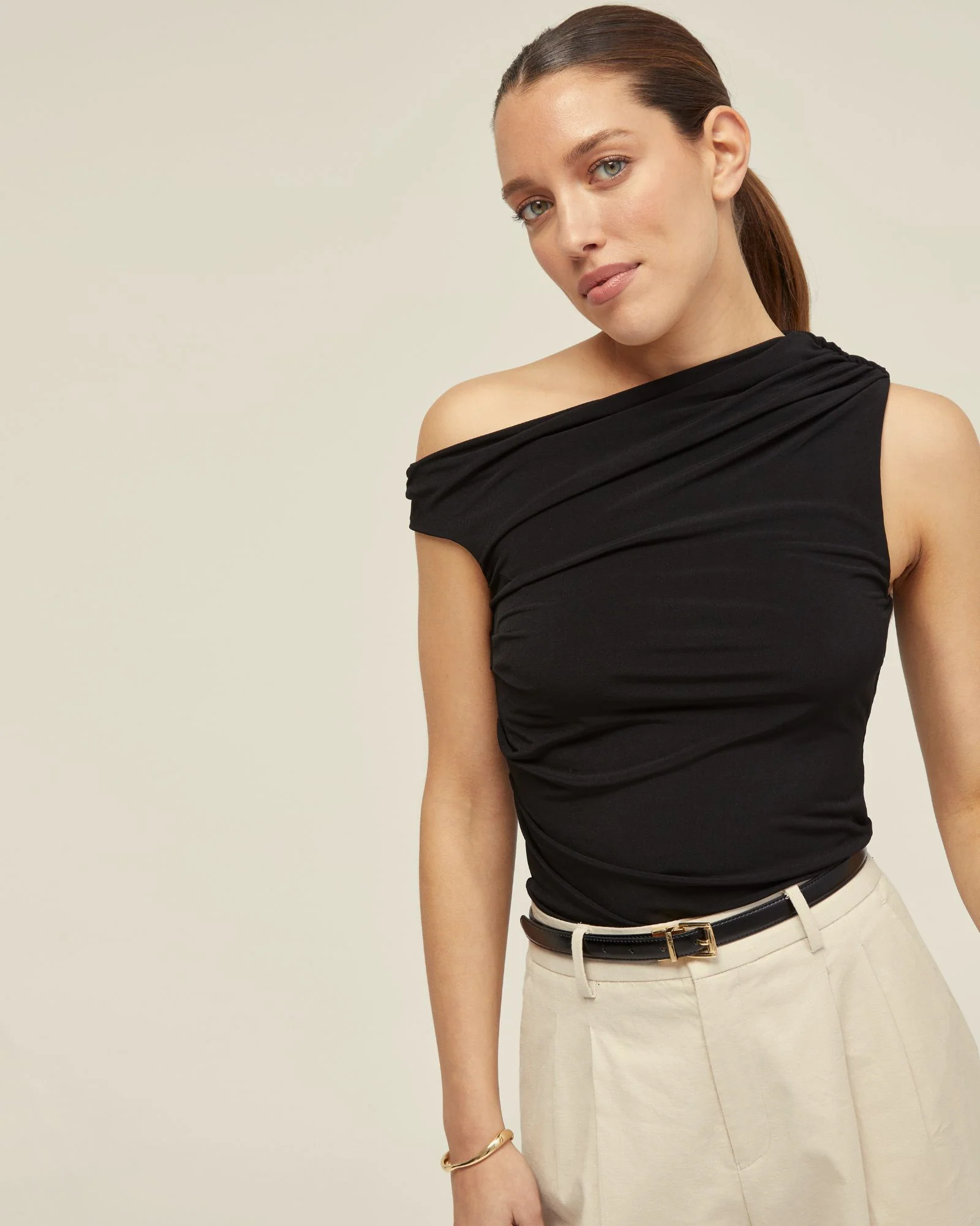 Becca Half Lined Jersey Top - Image 4