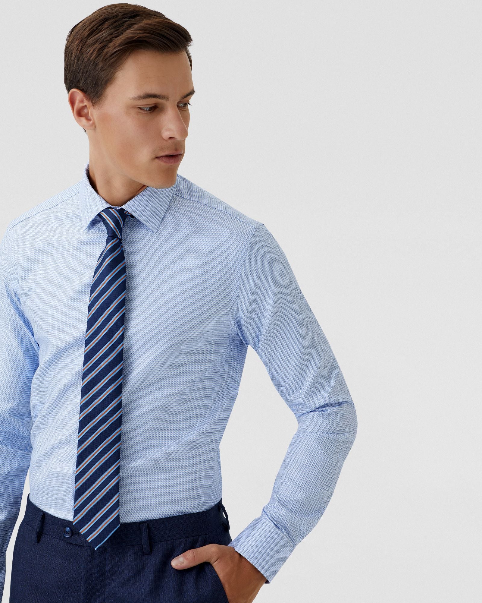 Beckton Cotton Dobby Shirt - Image 3