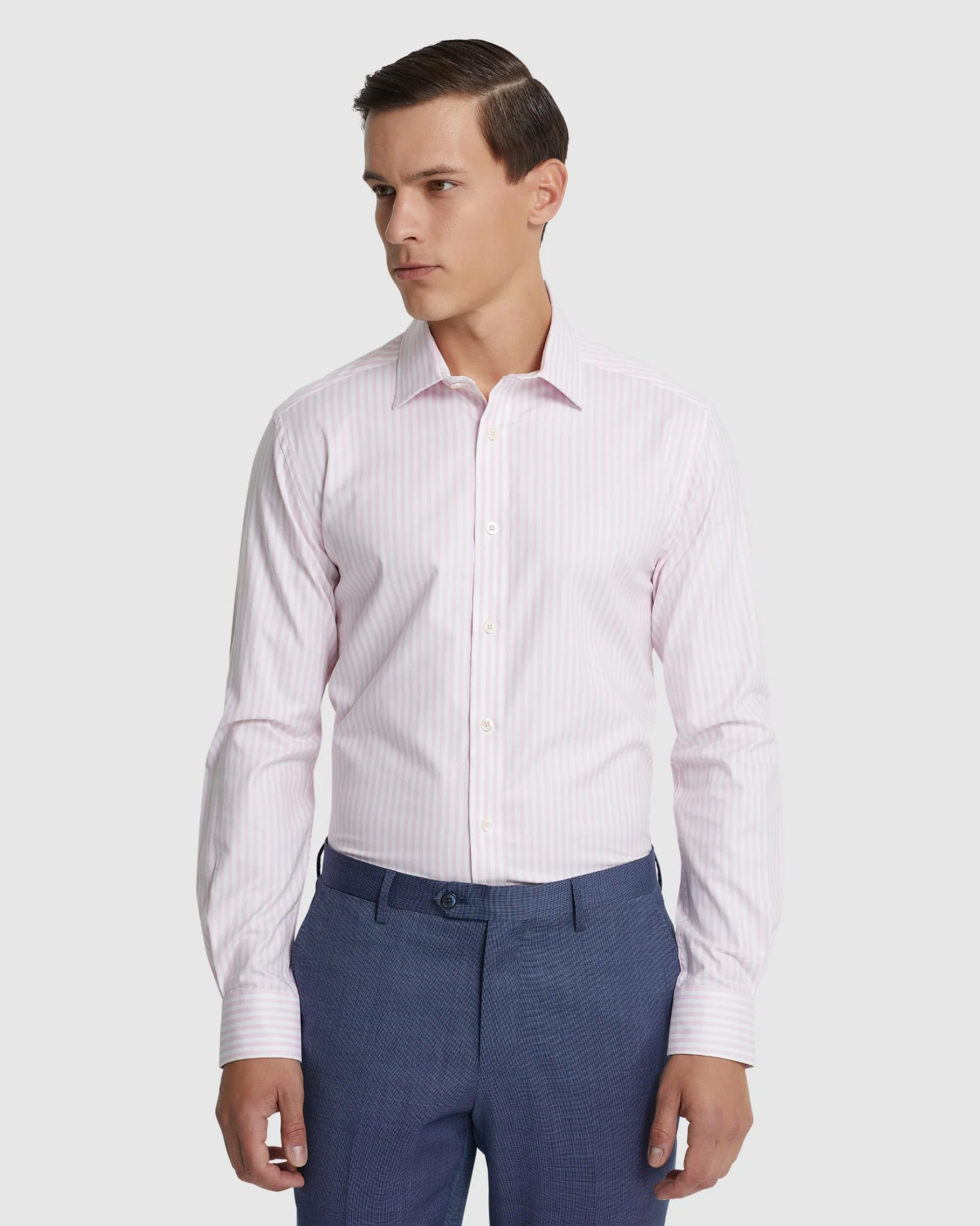 Beckton Cotton Stretch Stripe Shirt - Image 5
