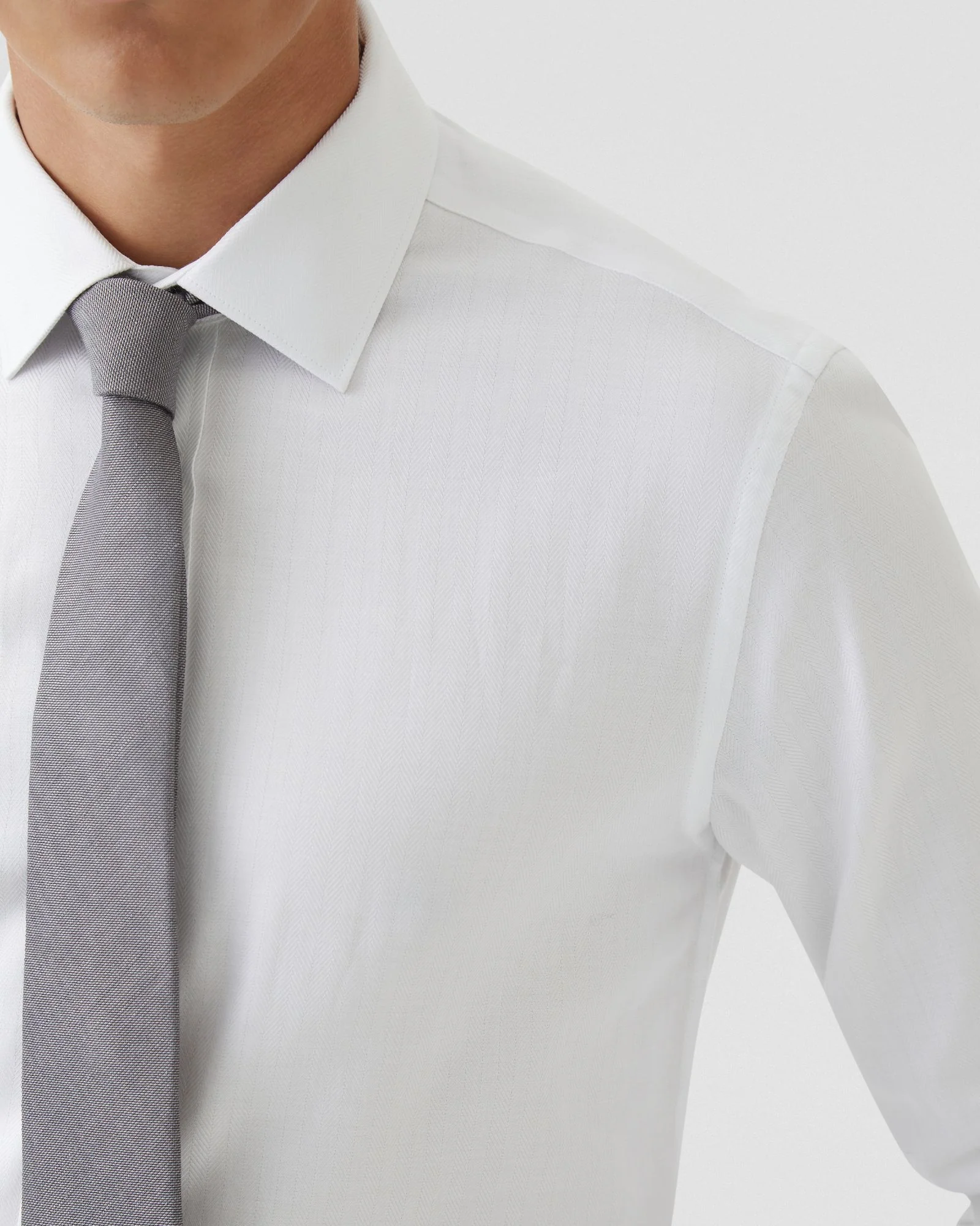 Beckton Herringbone Cotton Shirt - Image 18