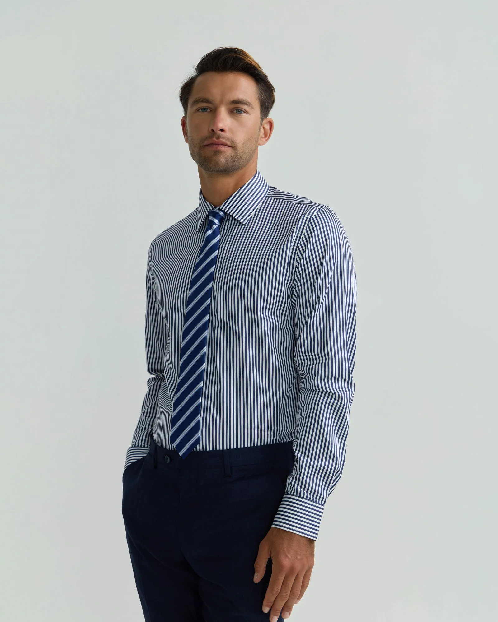 Beckton Luxury Striped Shirt - Image 2