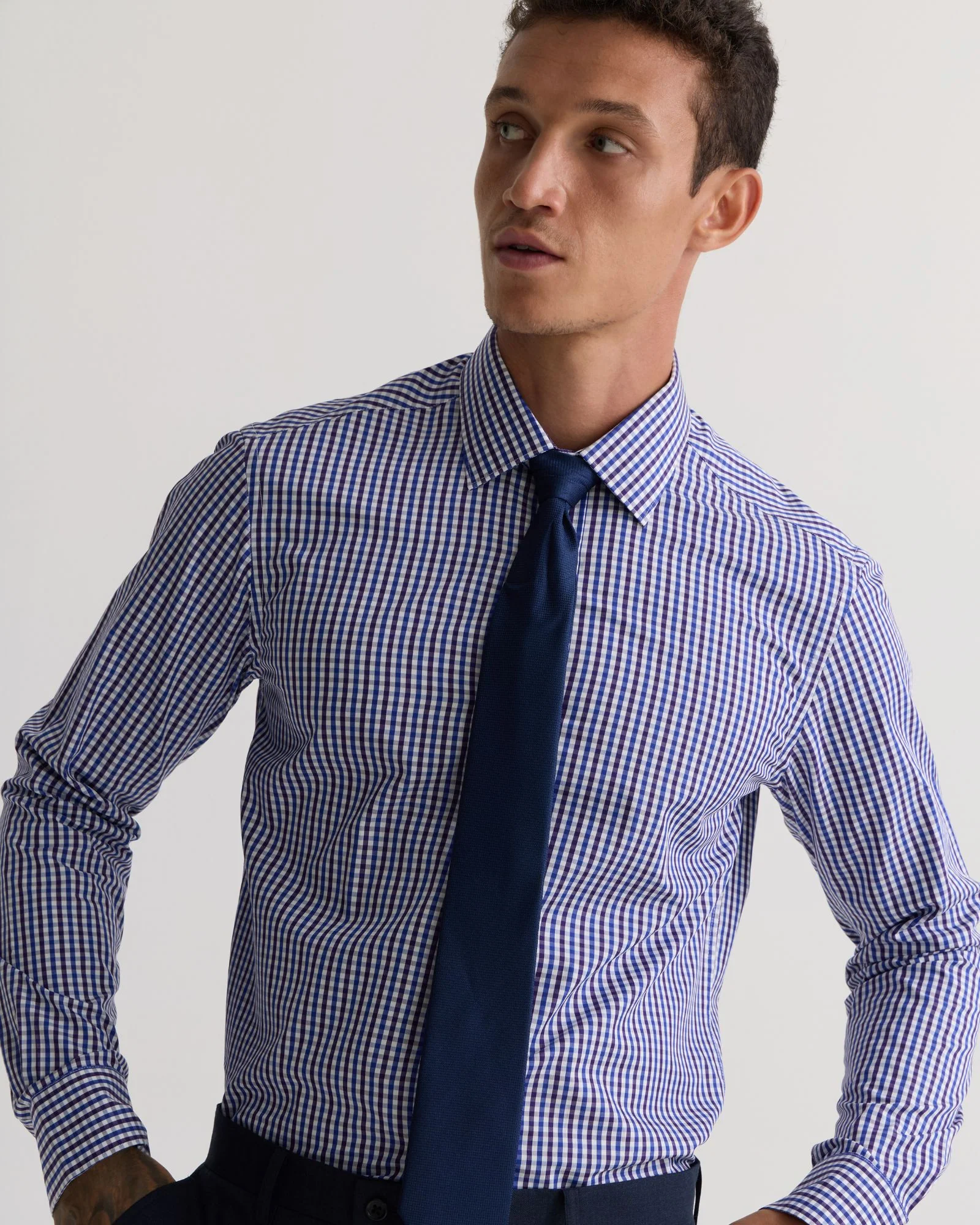 Beckton Slim Fit Checked Shirt - Image 3