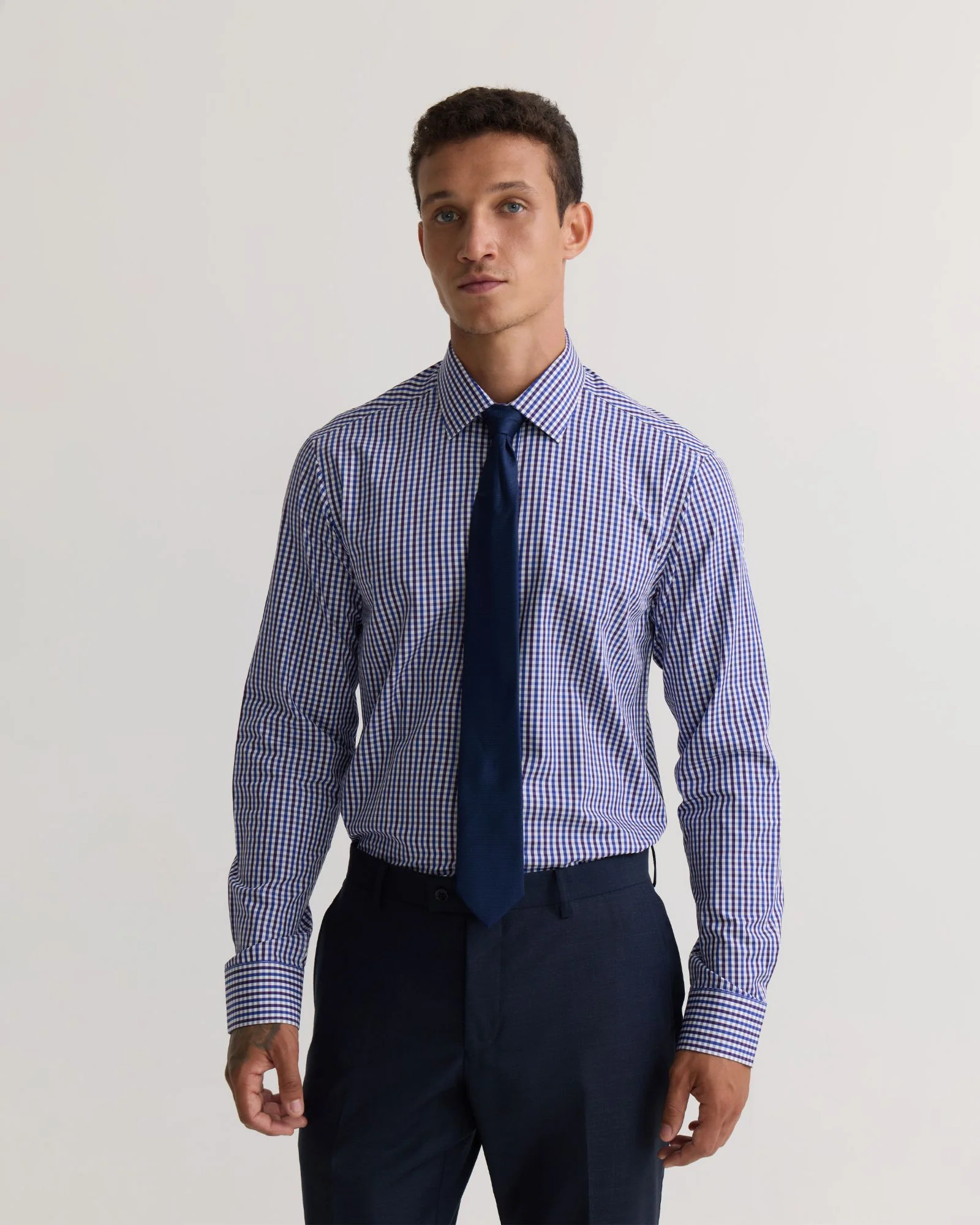 Beckton Slim Fit Checked Shirt - Image 4