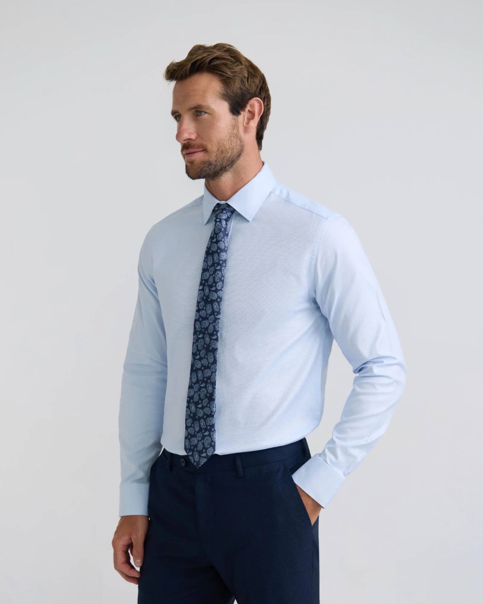 Beckton Slim Fit Cotton Shirt - Image 2