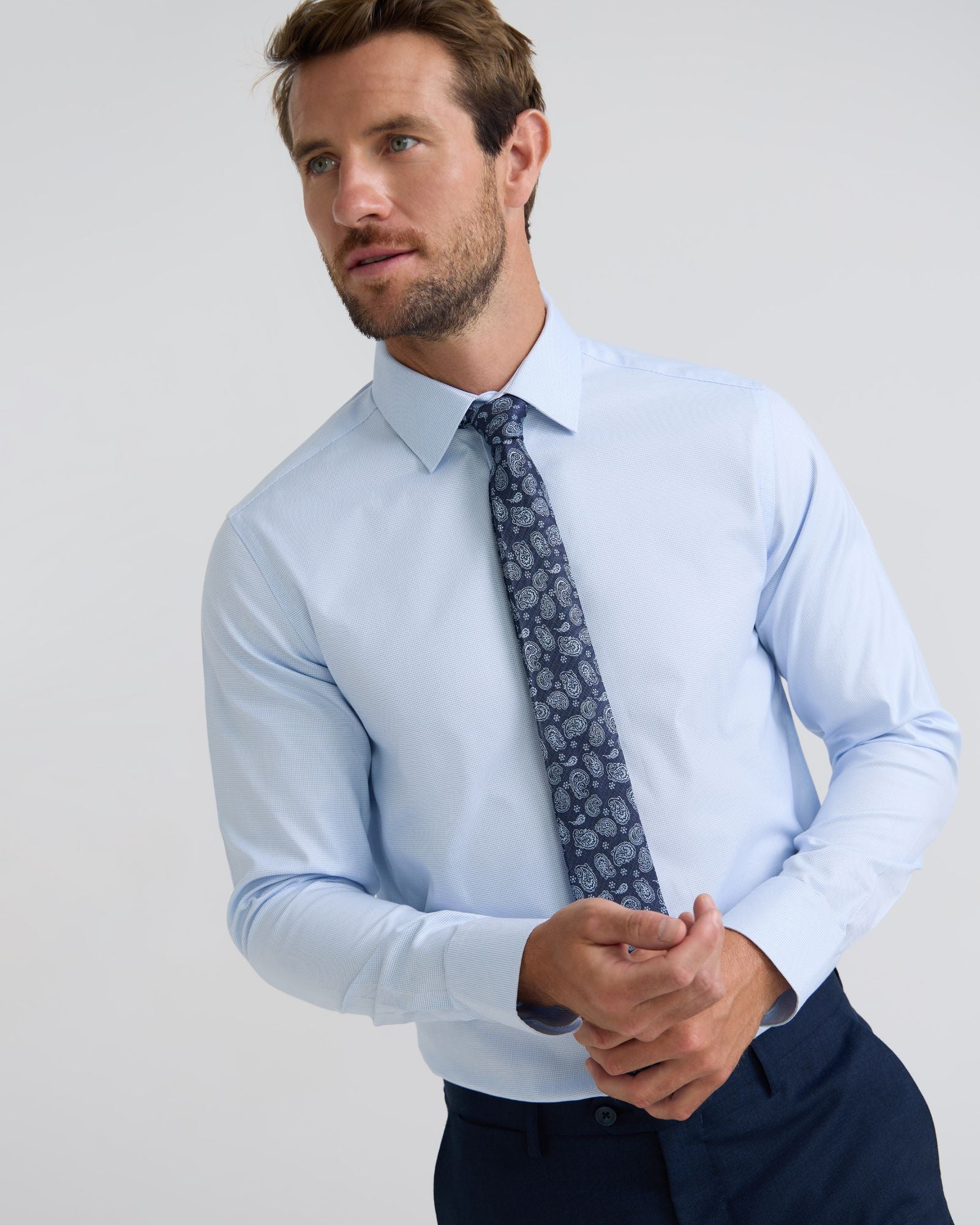 Beckton Slim Fit Cotton Shirt - Image 4