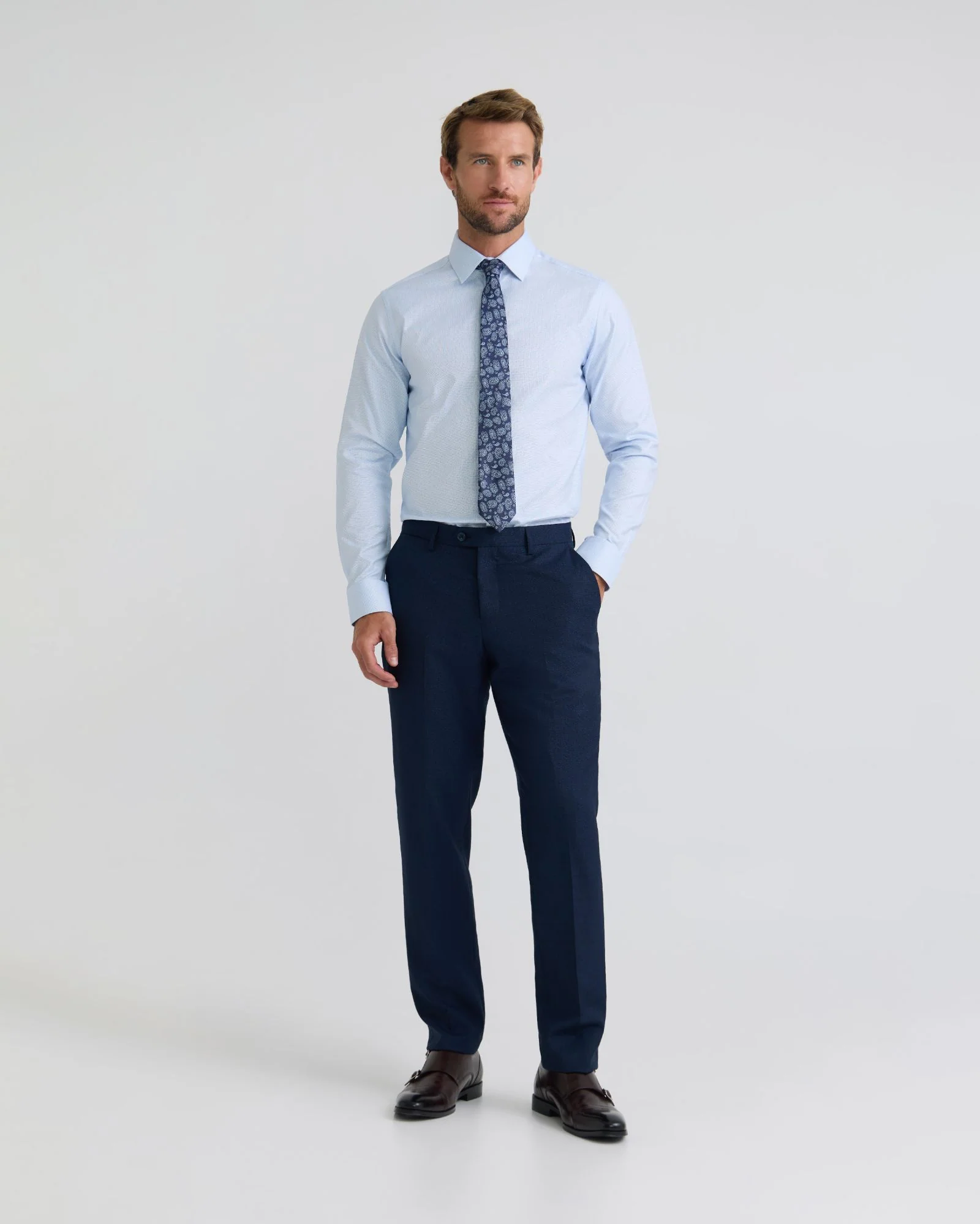 Beckton Slim Fit Cotton Shirt - Image 5