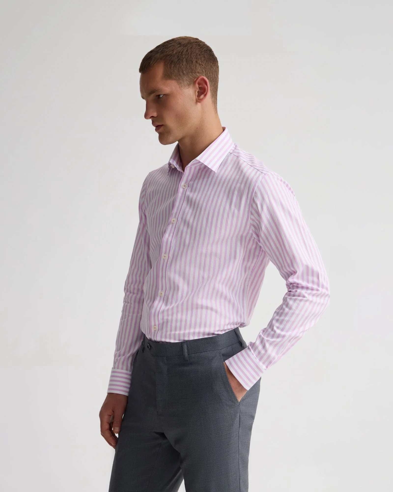 Beckton Slim Fit Cotton Shirt - Image 3