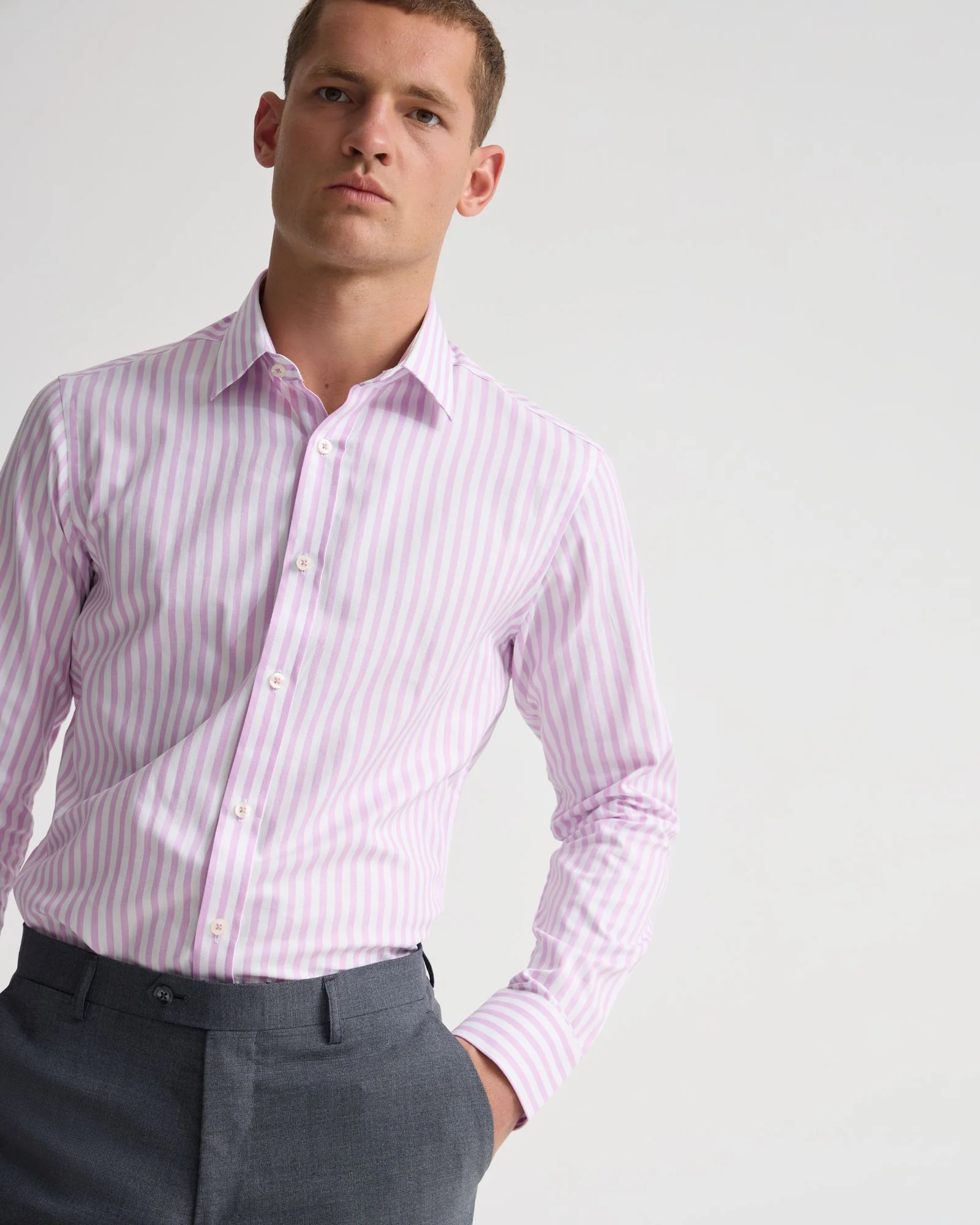 Beckton Slim Fit Cotton Shirt - Image 5