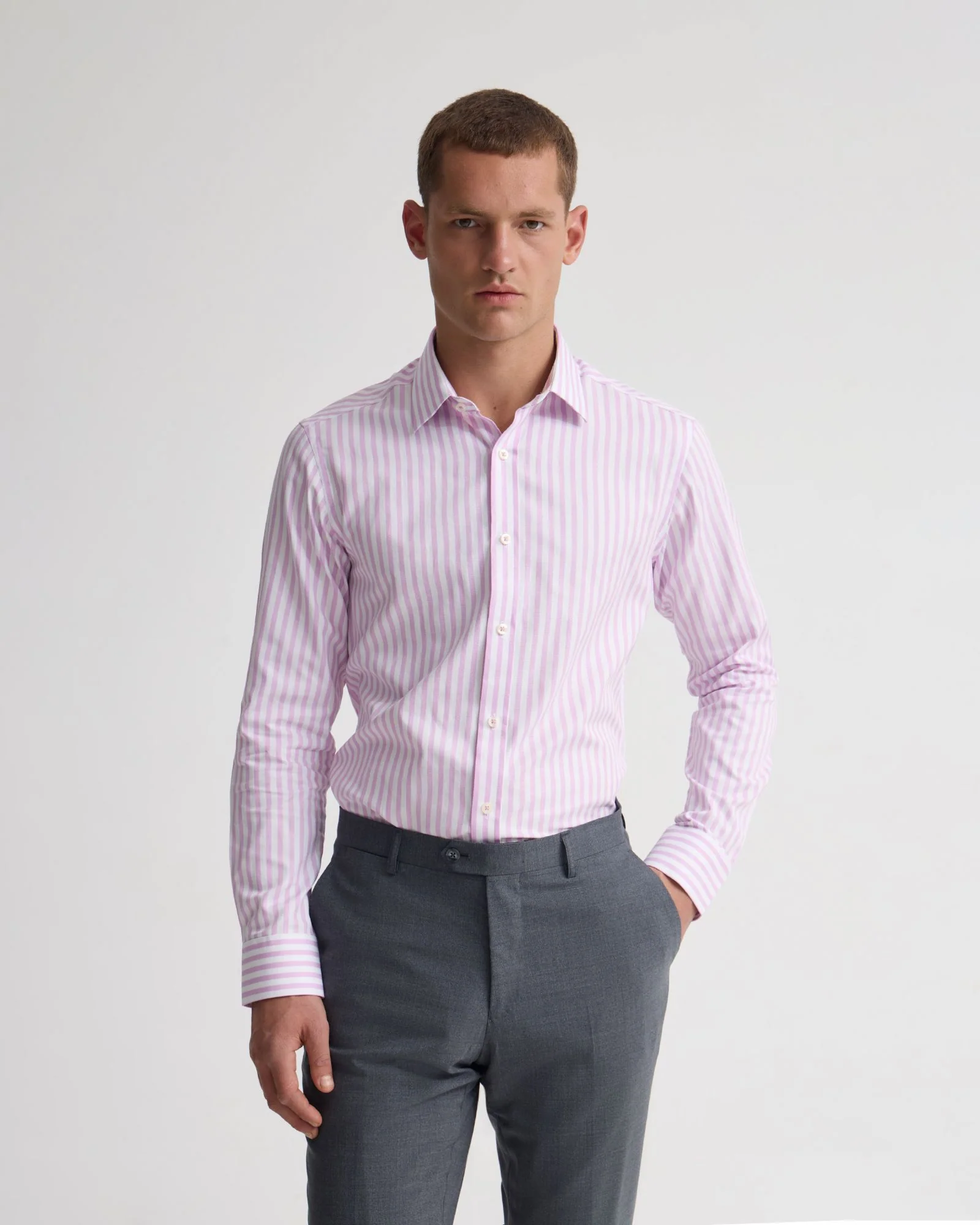 Beckton Slim Fit Cotton Shirt - Image 6
