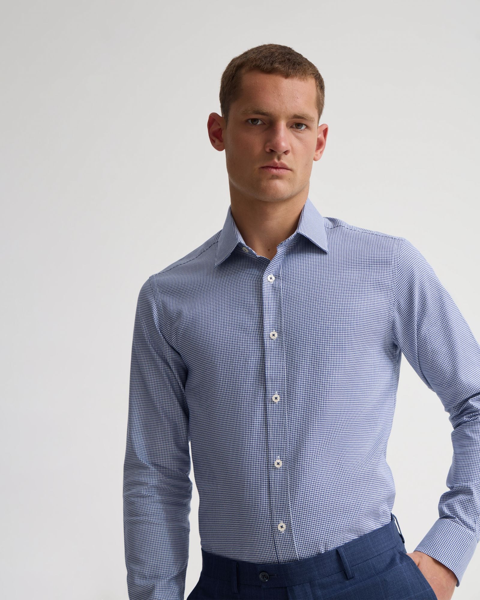 Beckton Slim Fit Cotton Shirt - Image 4
