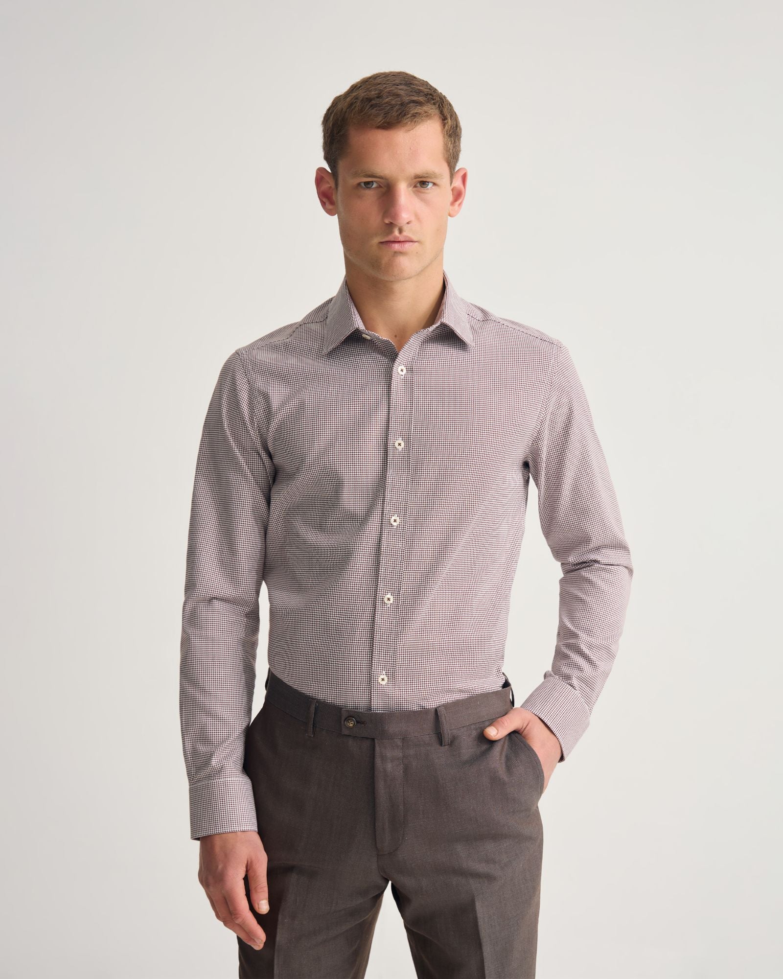 Beckton Slim Fit Cotton Shirt - Image 6