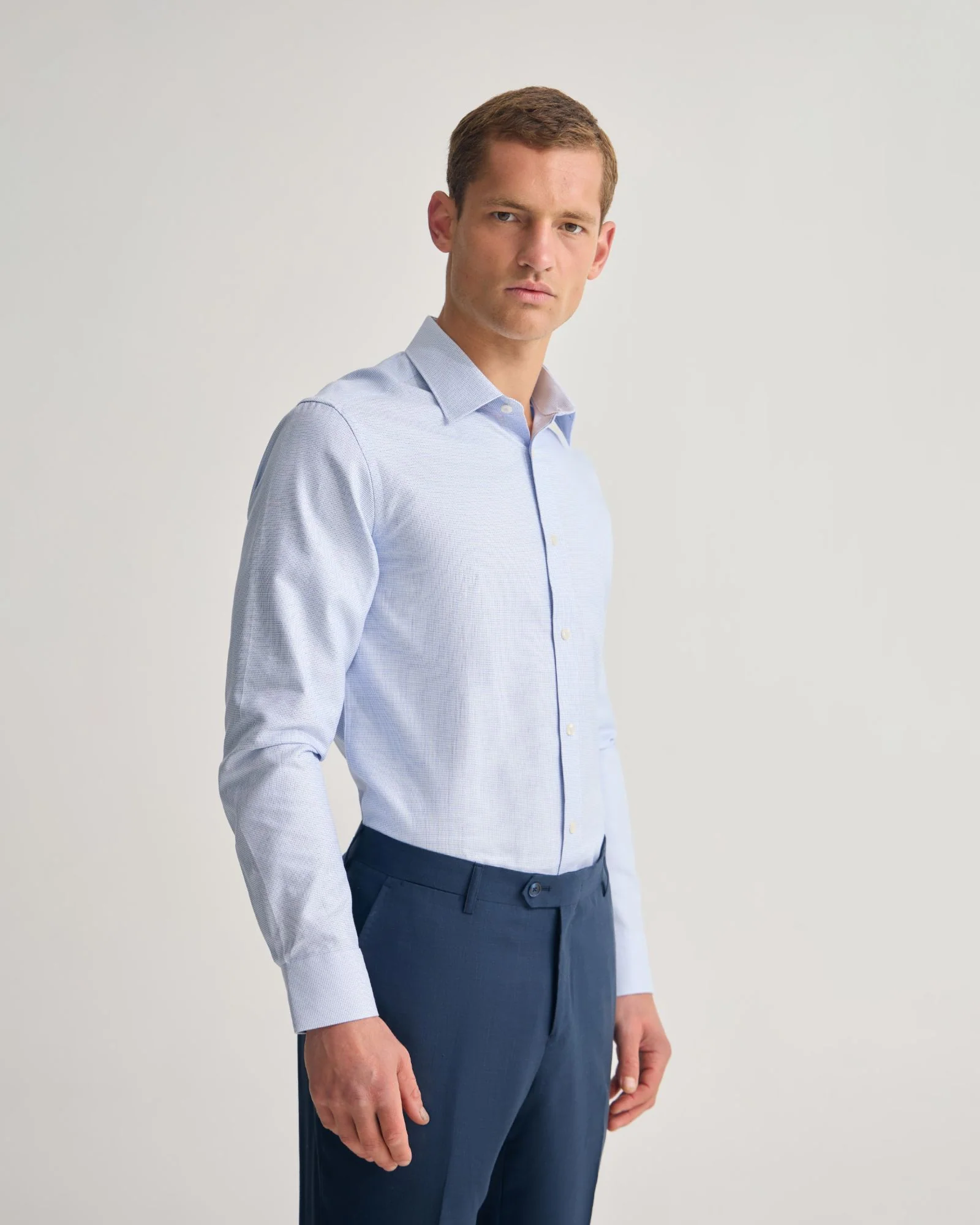 Beckton Slim Fit Cotton Shirt - Image 3