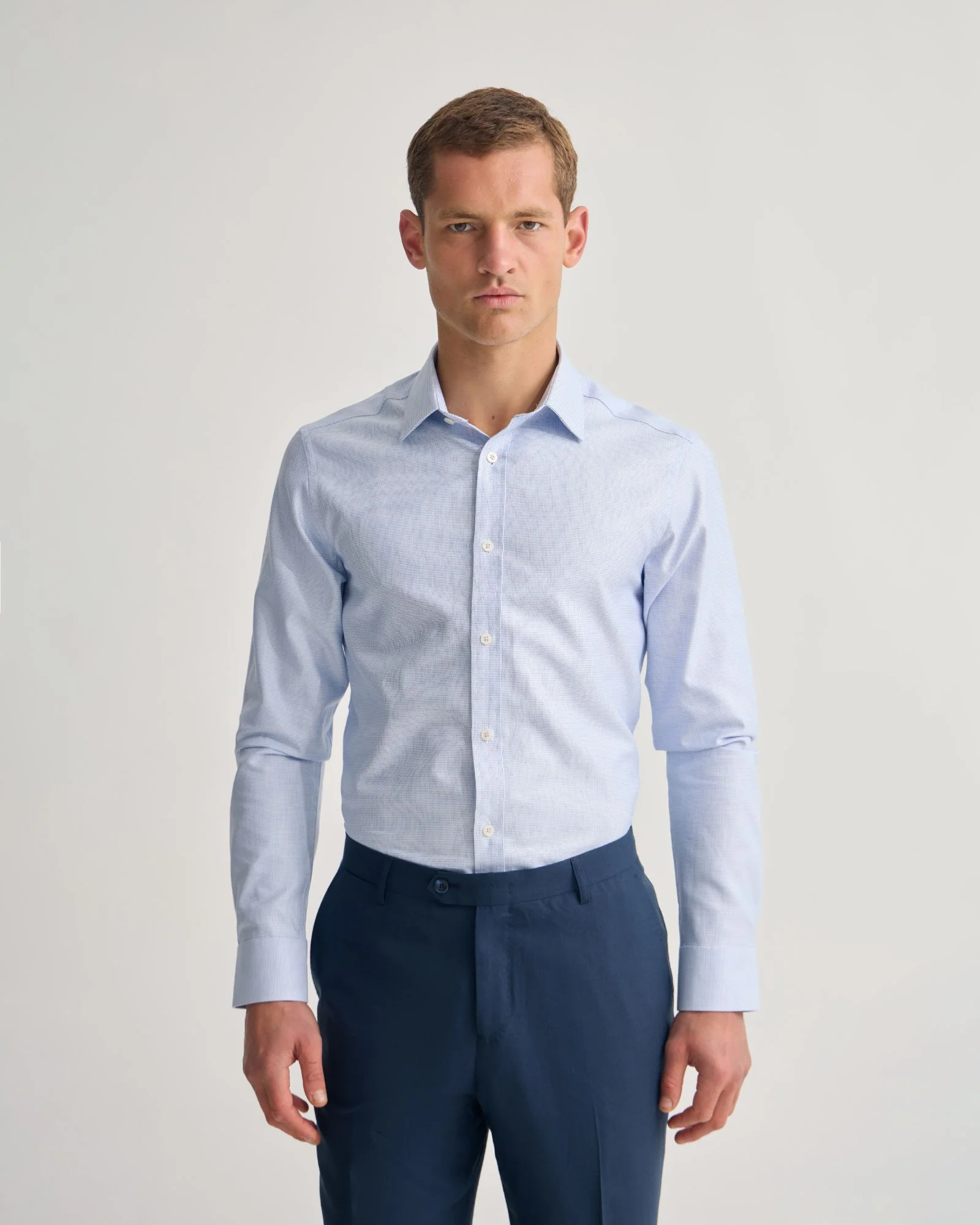 Beckton Slim Fit Cotton Shirt - Image 6