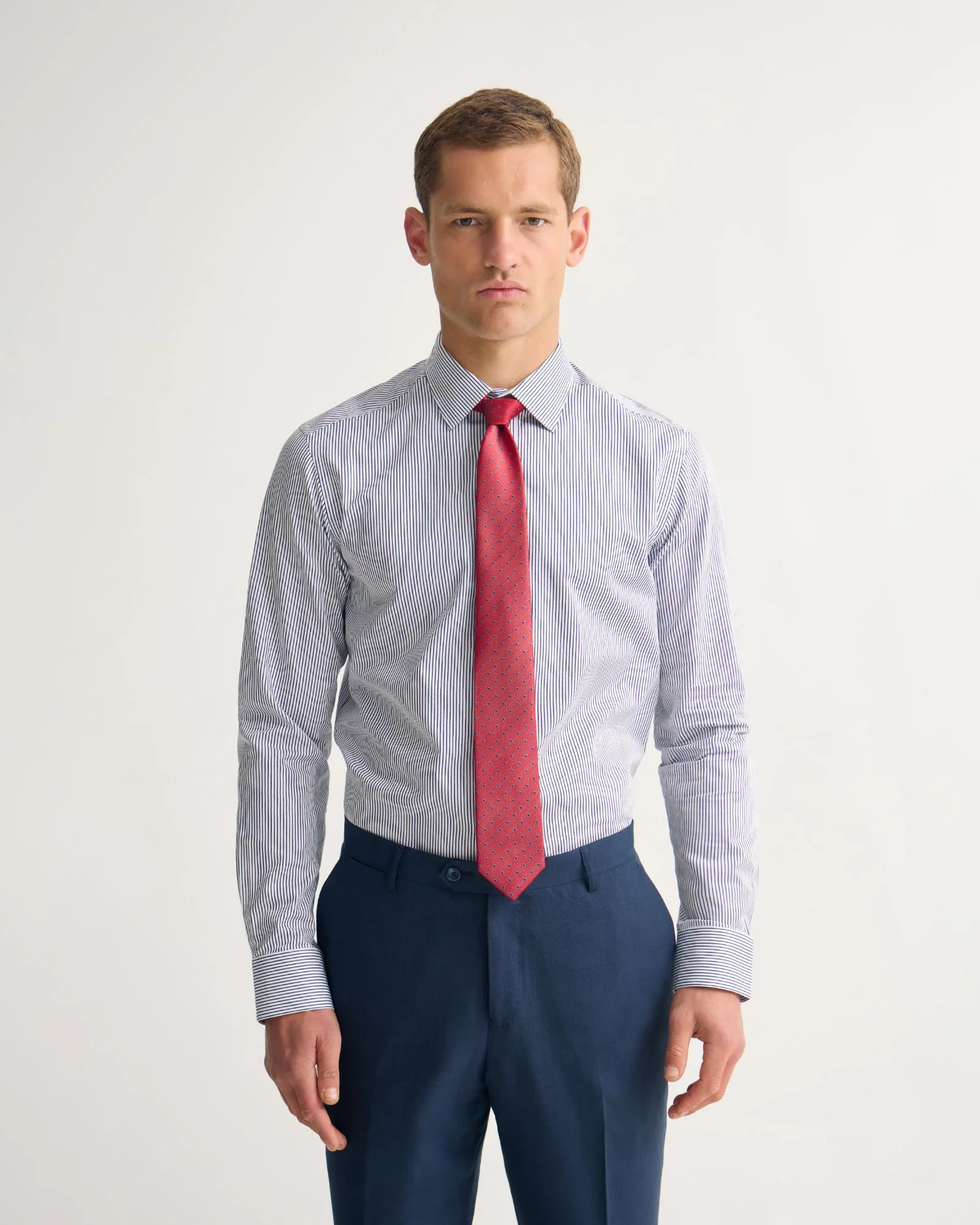 Beckton Slim Fit Striped Shirt - Image 13