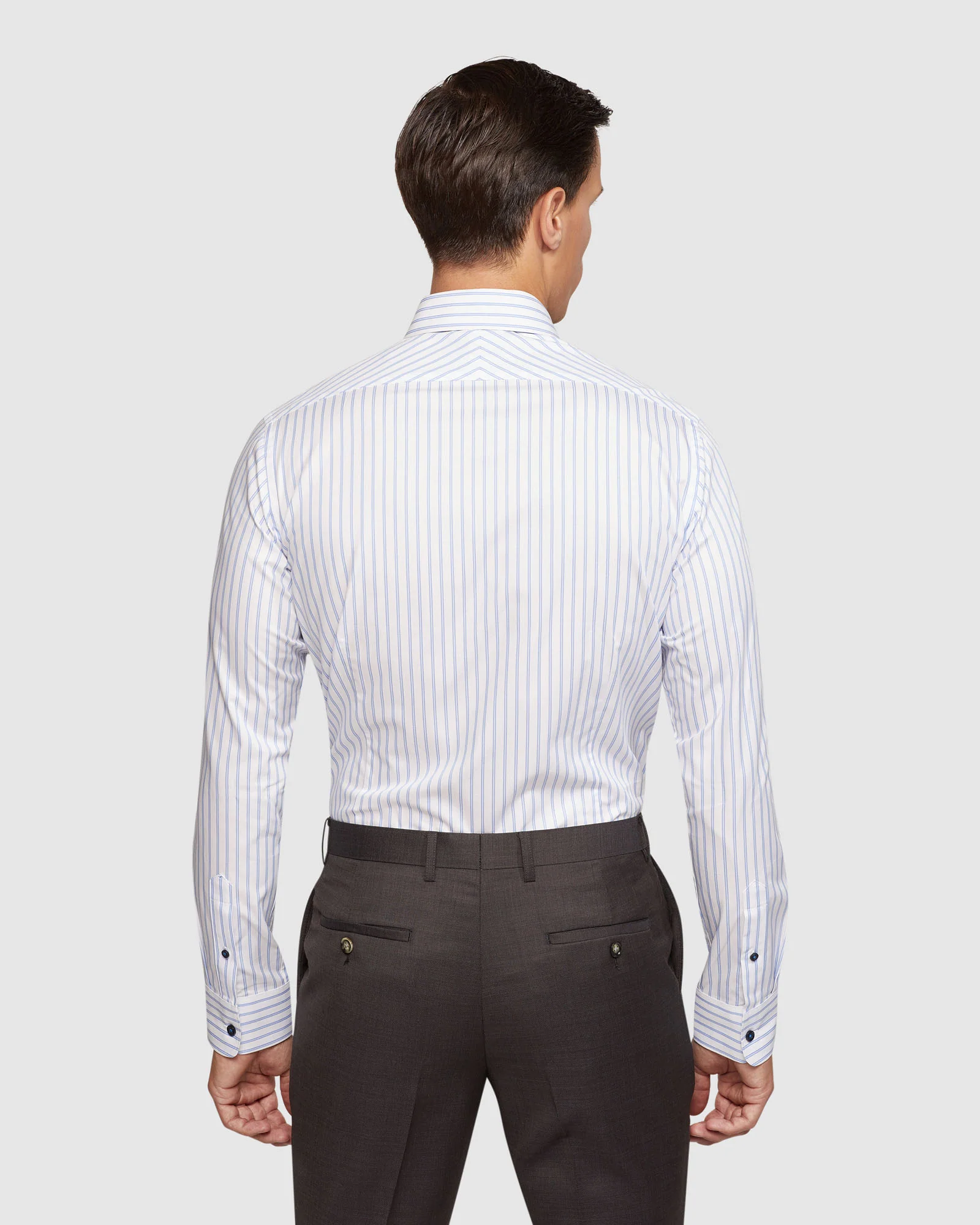 Beckton Slim Fit Striped Shirt - Image 3