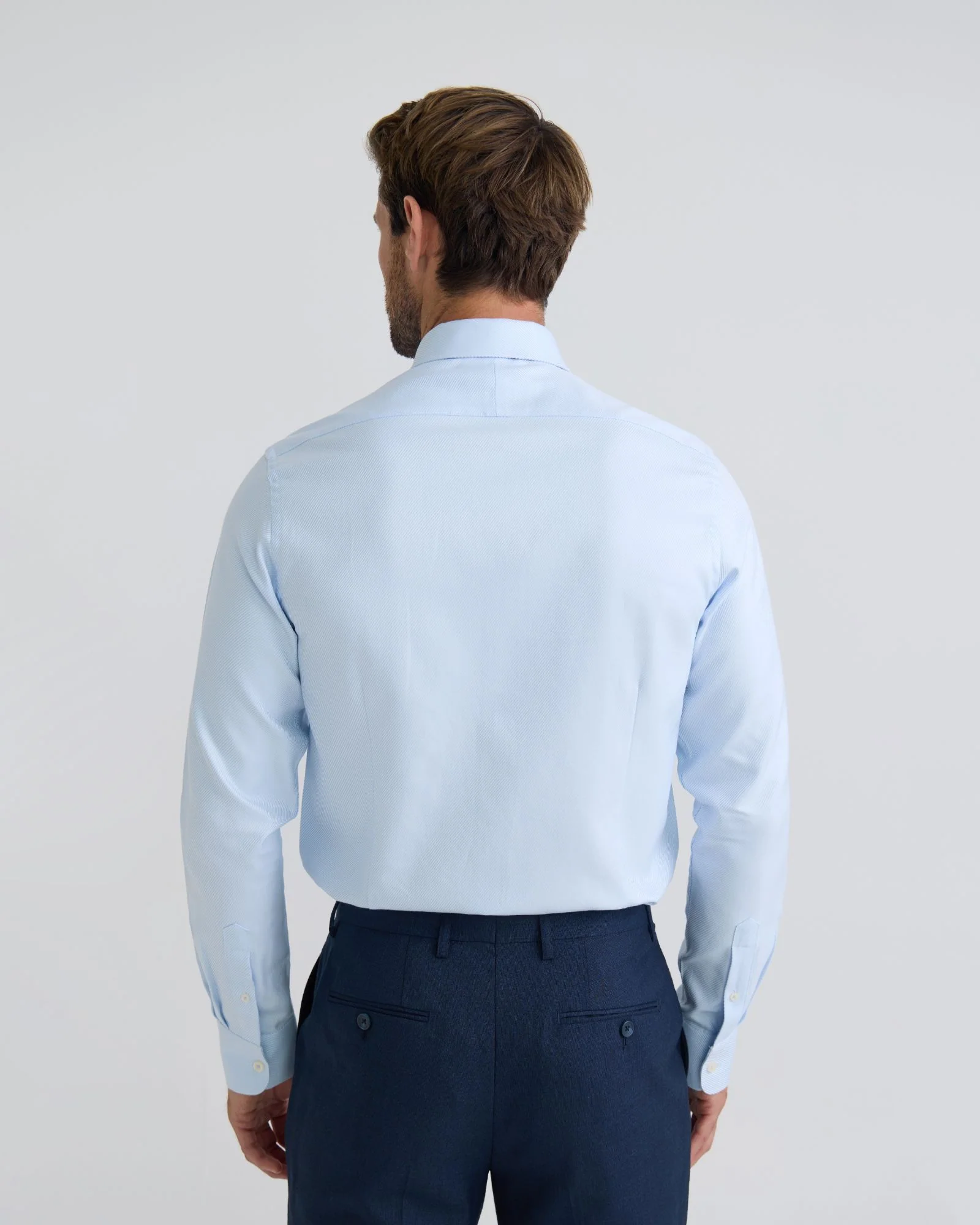 Beckton Slim Twill Cotton Shirt - Image 9