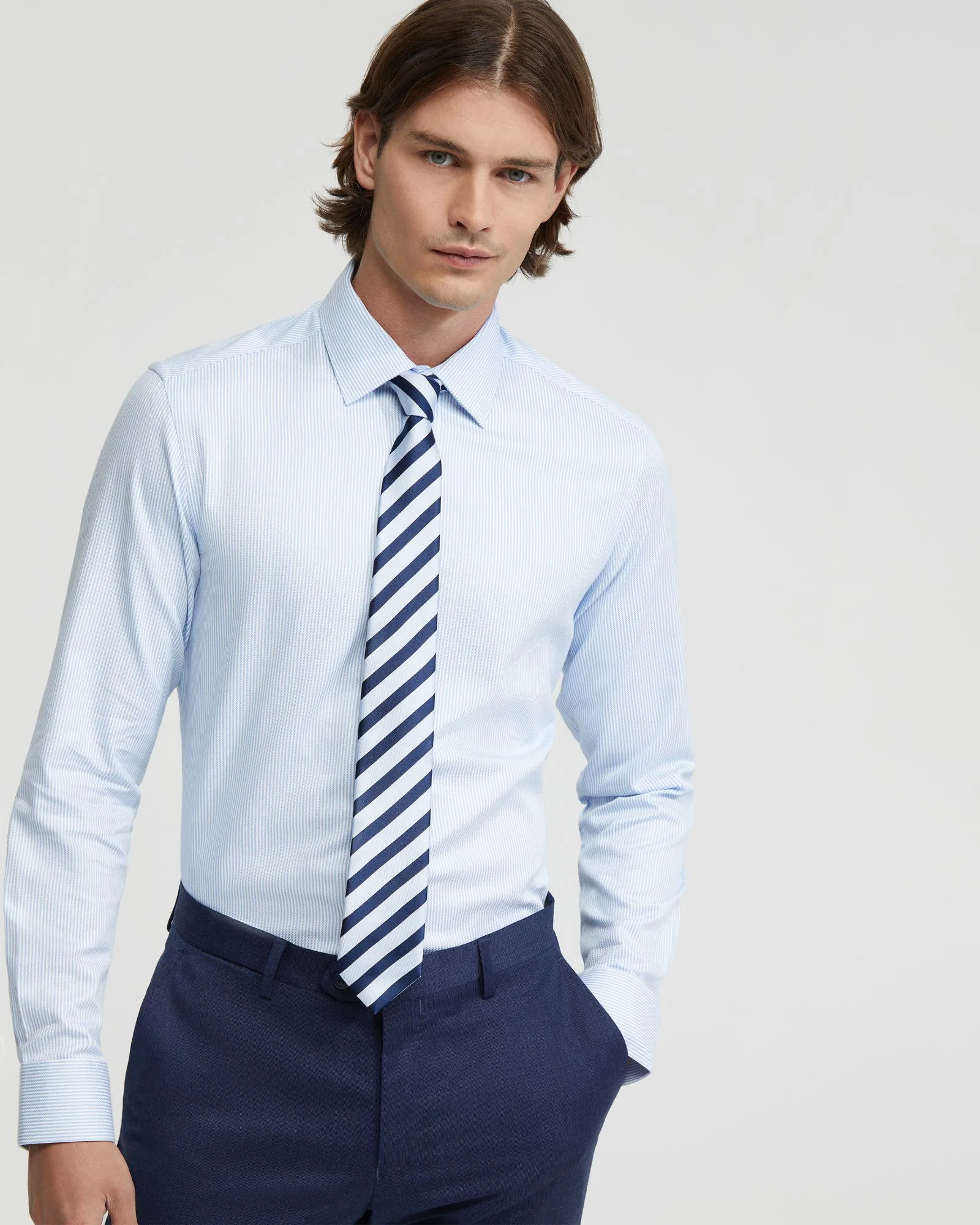 Beckton Twill Striped Shirt - Image 4