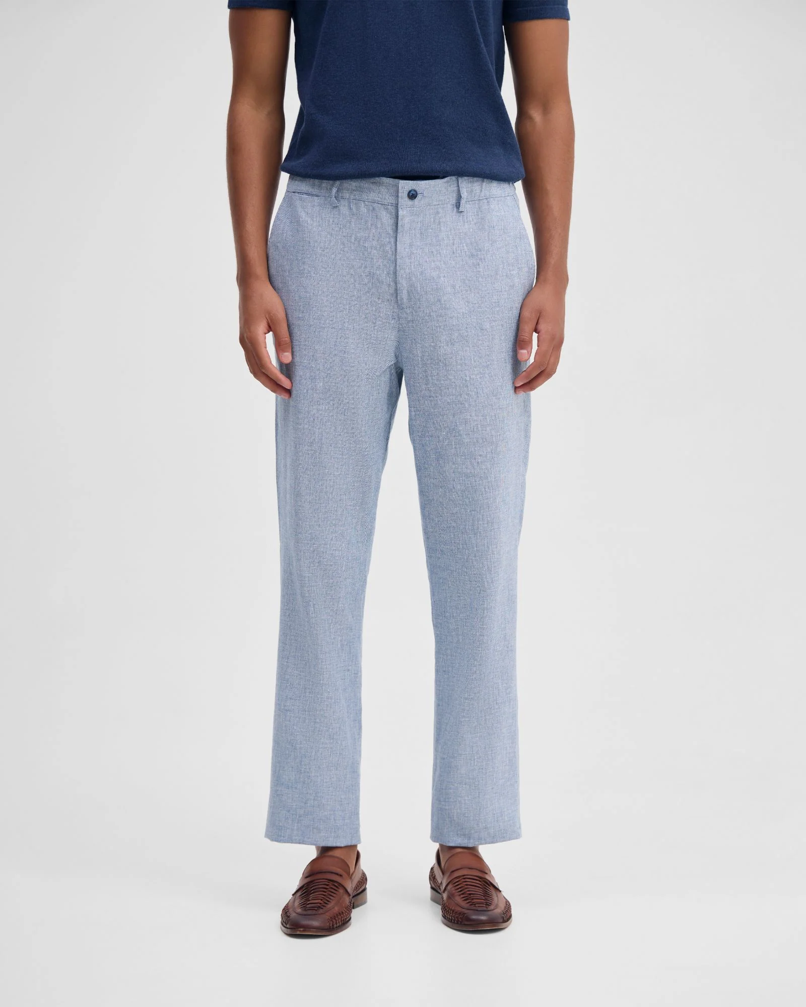 Benjamin Linen Blend Relax Trousers - Image 2