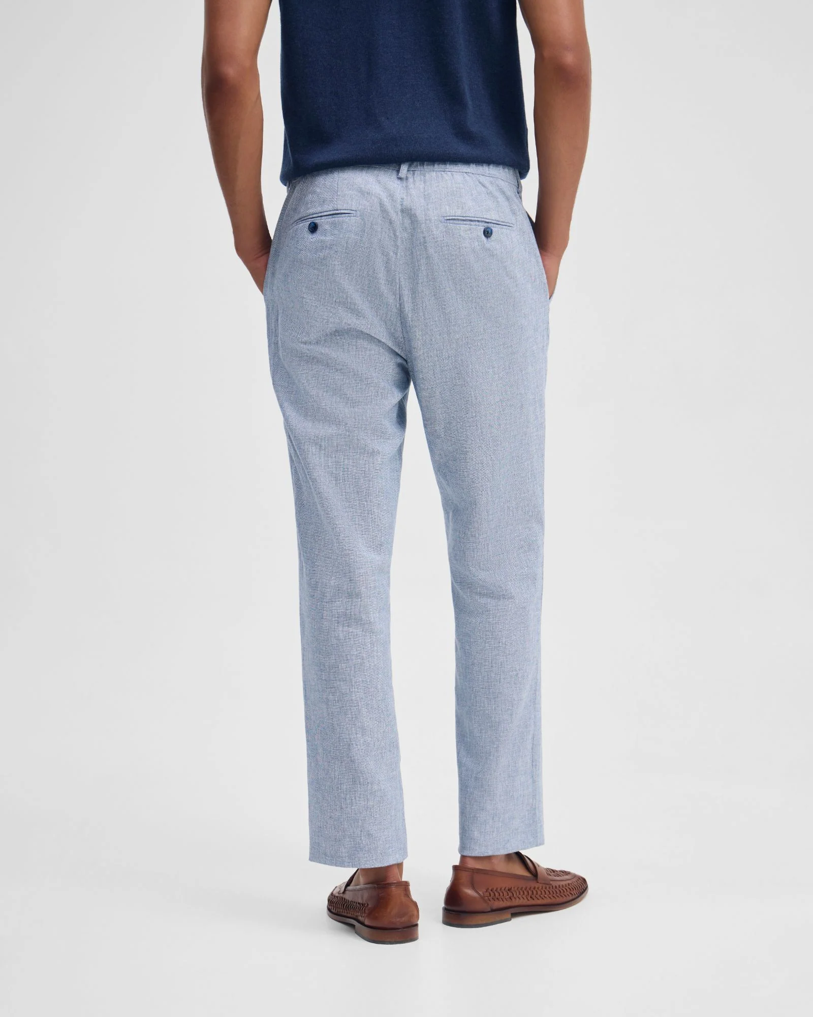 Benjamin Linen Blend Relax Trousers - Image 4