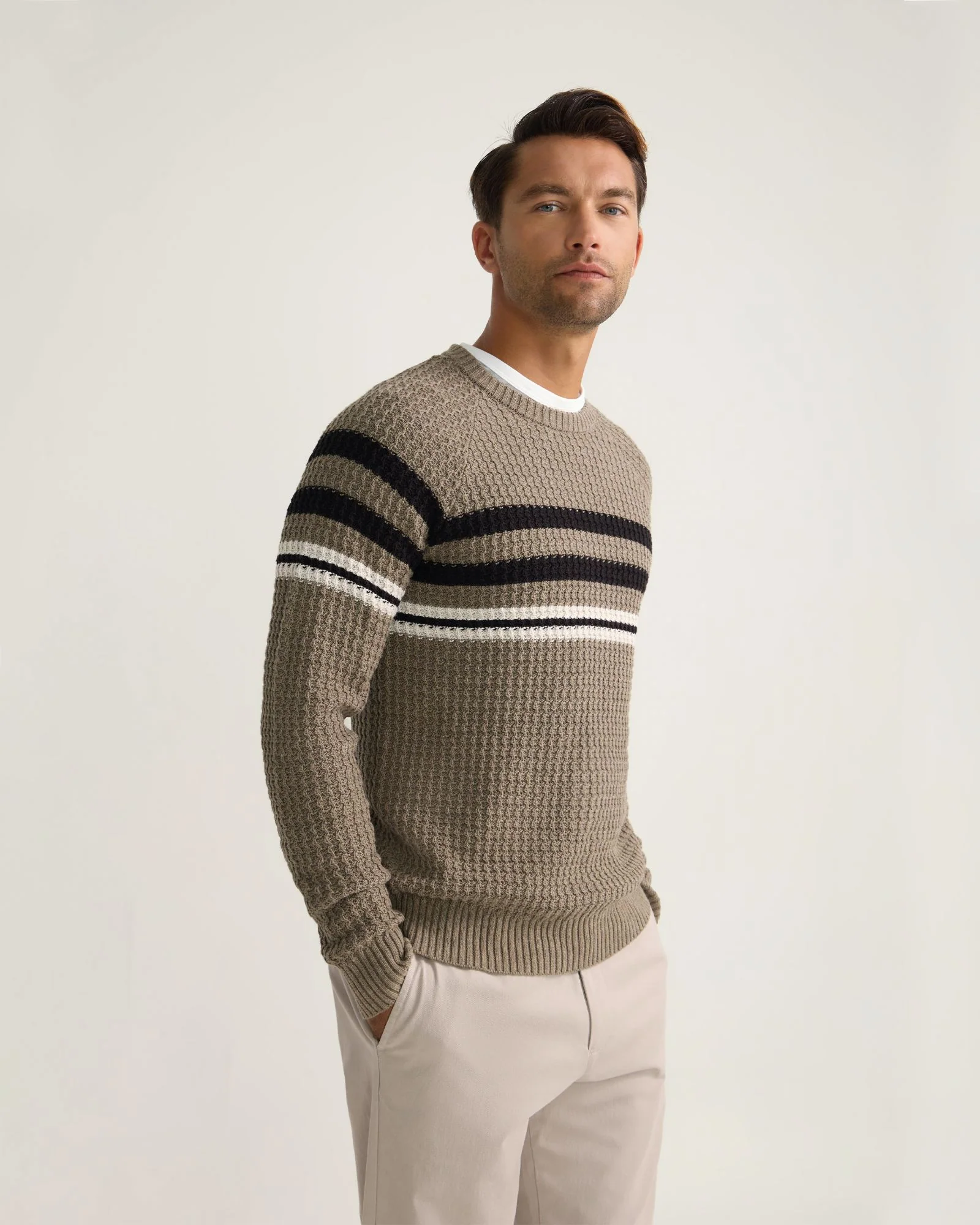 Benji Stripe Cotton Knit - Image 2
