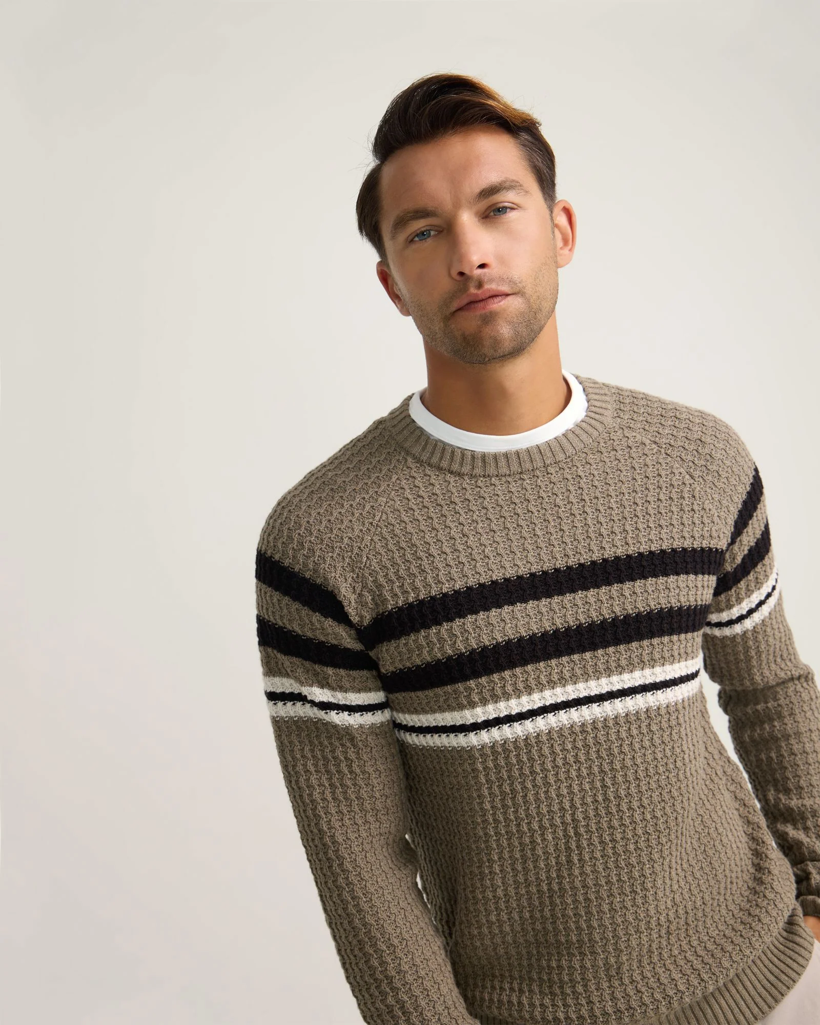 Benji Stripe Cotton Knit - Image 4