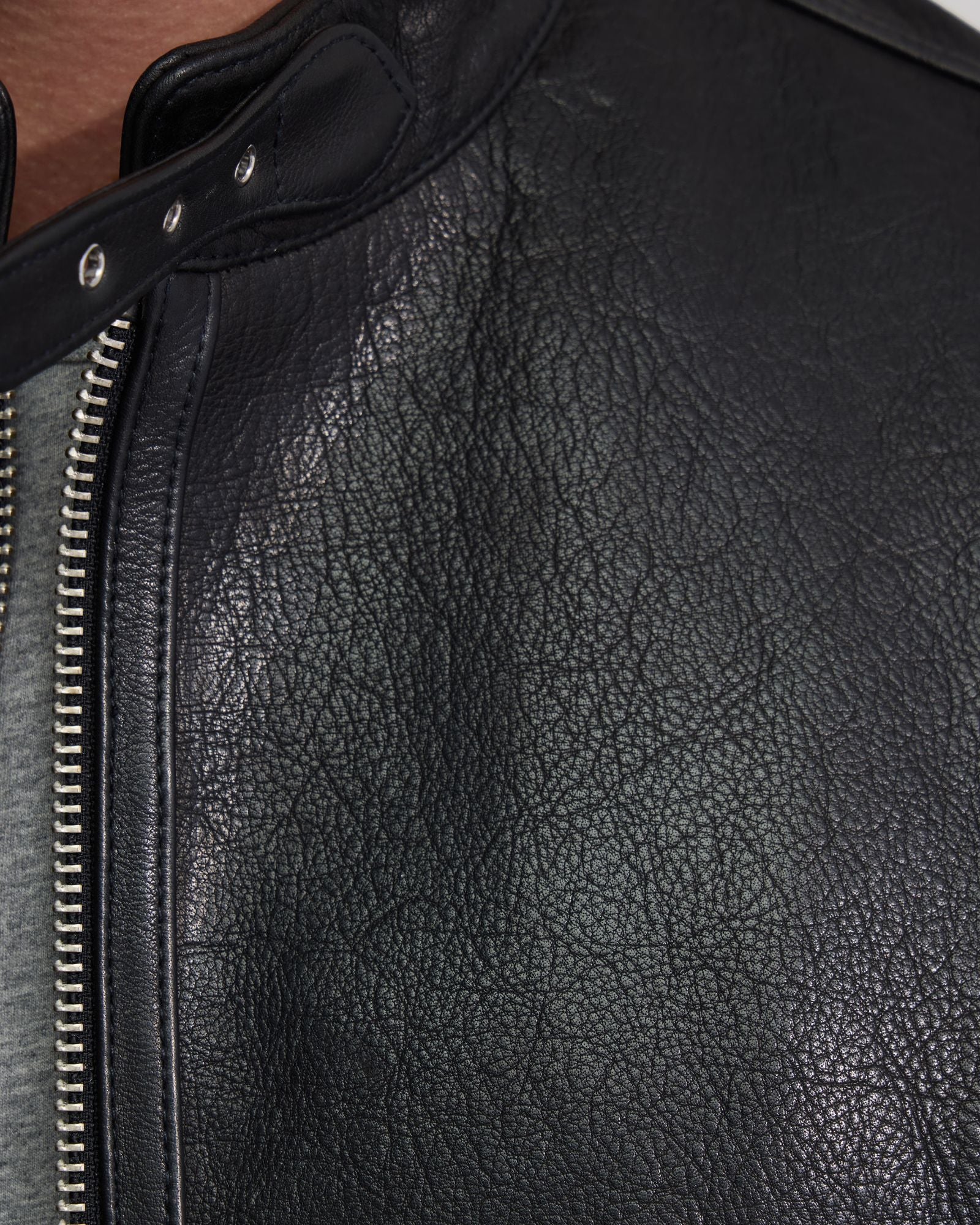Biker Leather Jacket - Image 6