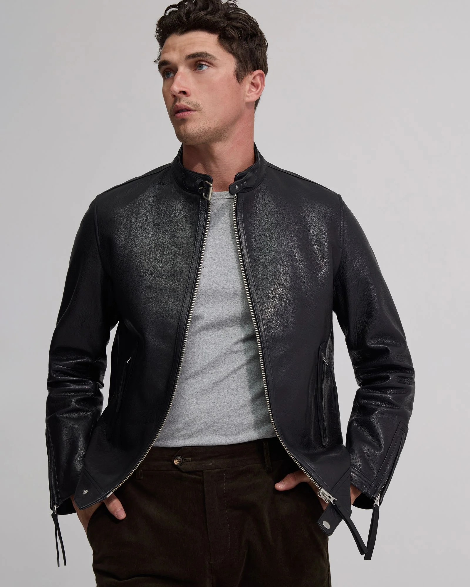Biker Leather Jacket - Image 7