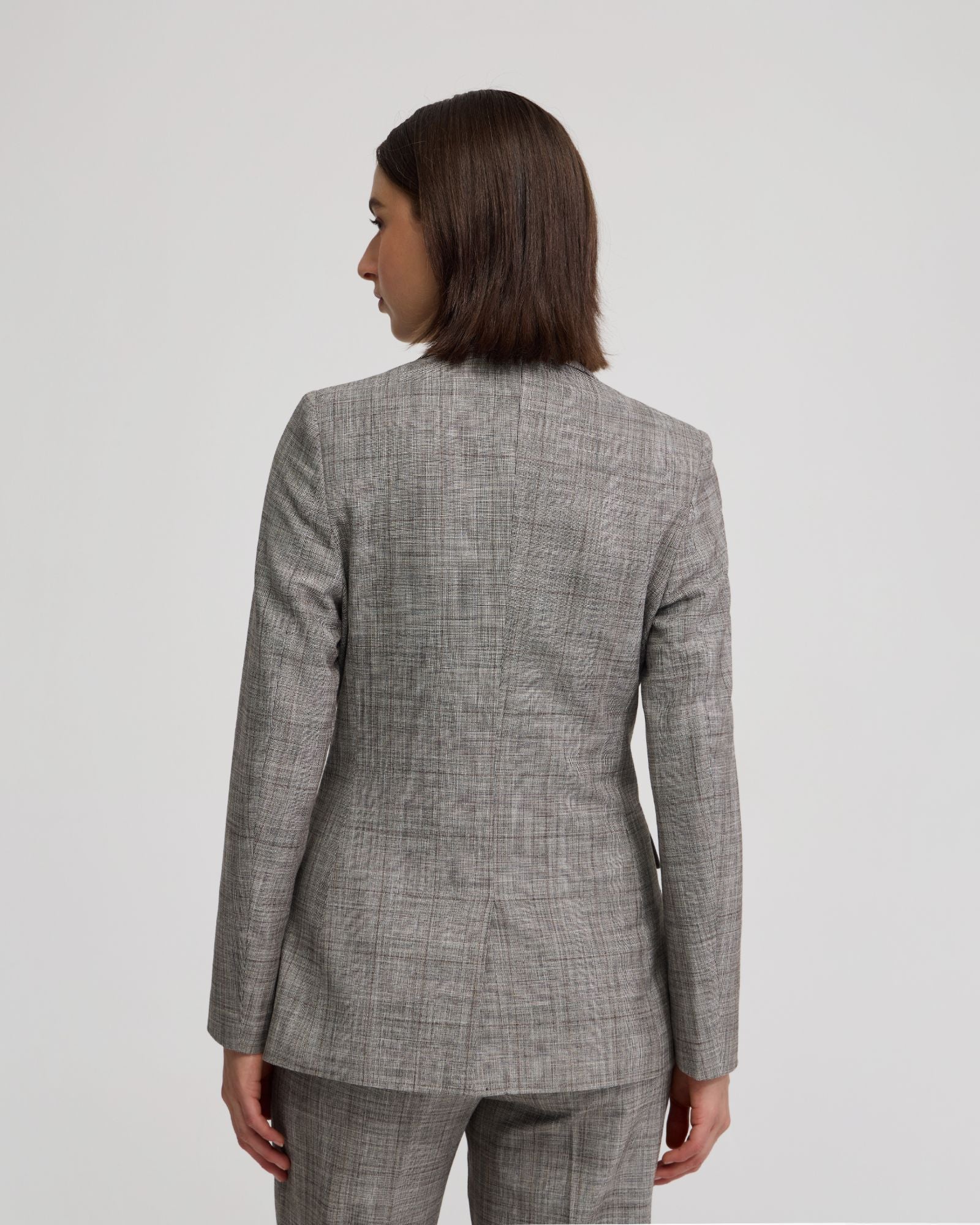 Billie Eco Checked Suit Jacket - Image 3