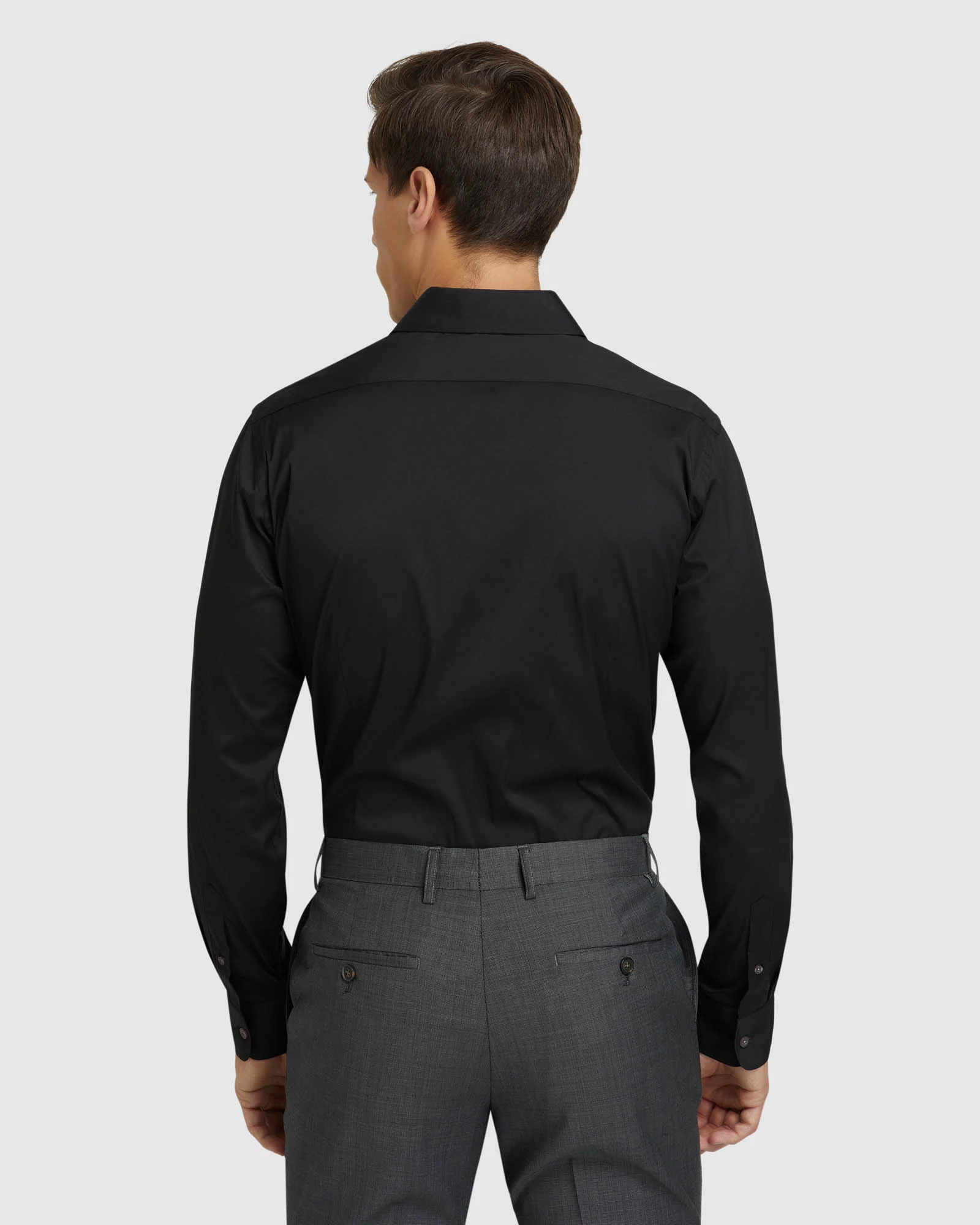 Black Stretch Travel Shirt - Image 3