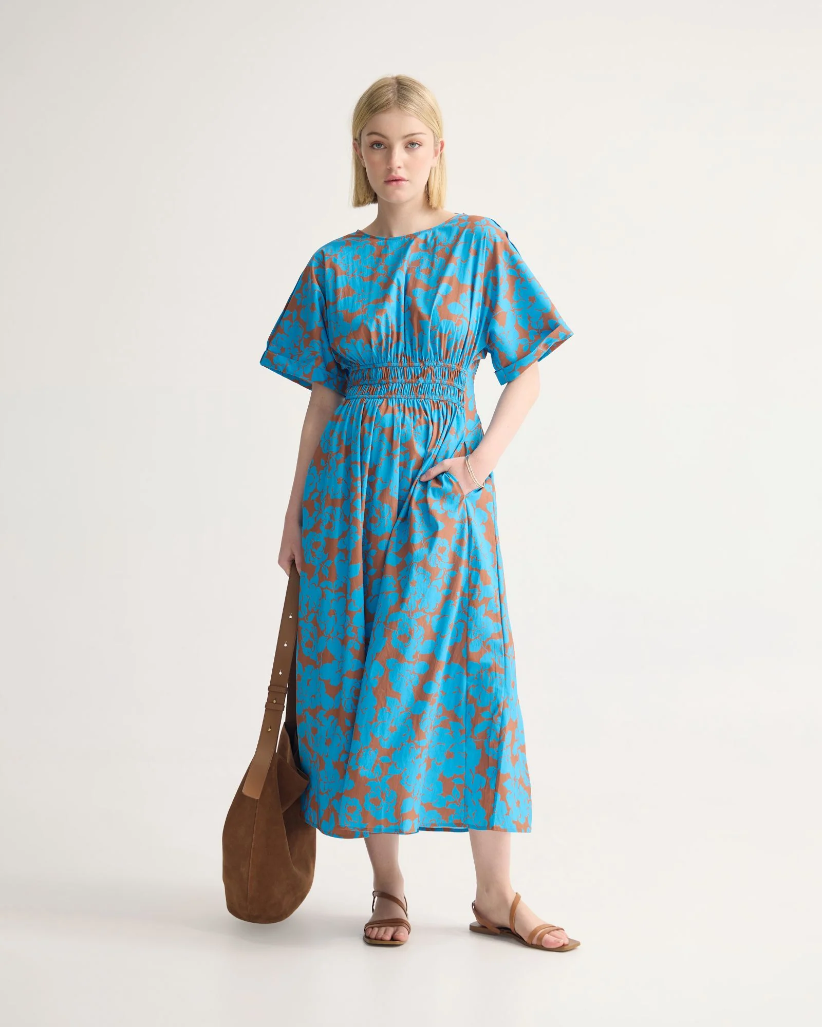 Blaire Printed Cotton Dress