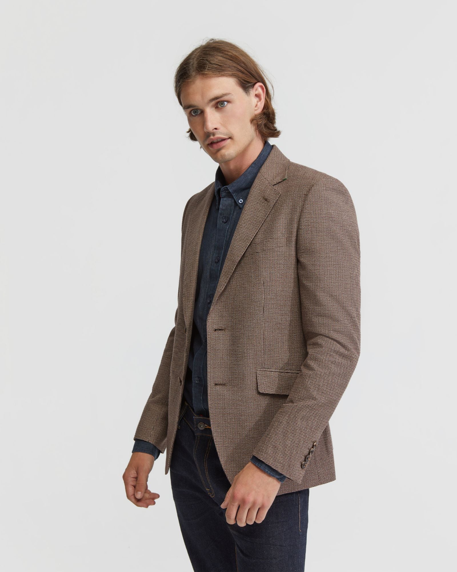 Blake Cotton Wool Blend Blazer - Image 2