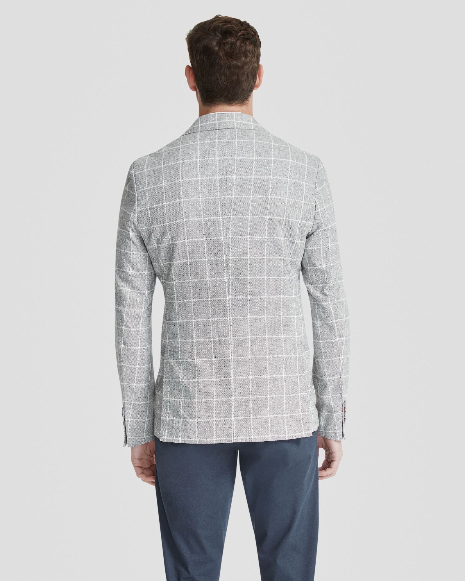 Blake Linen Blend Check Blazer - Image 3