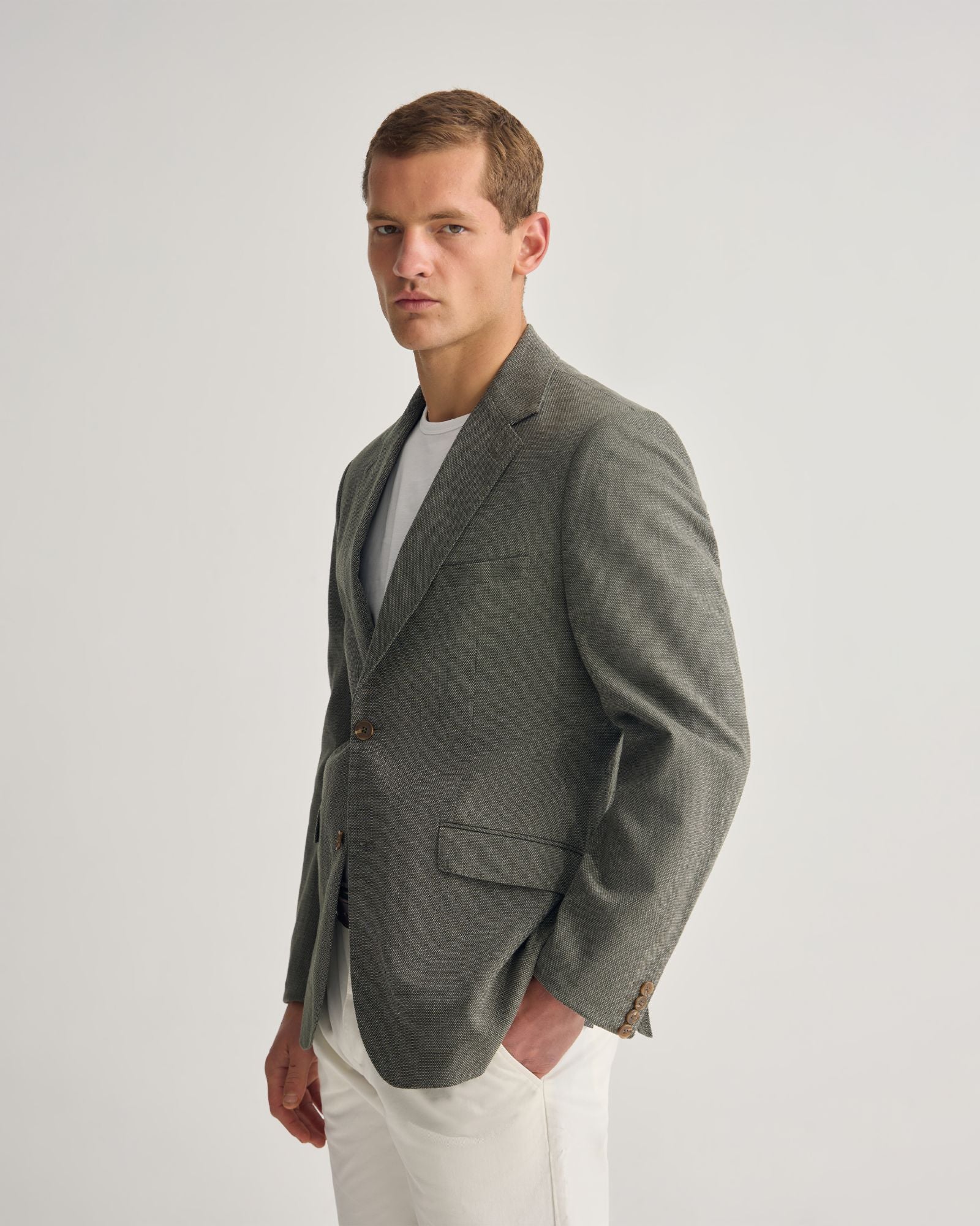 Blake Textured Blazer - Image 9