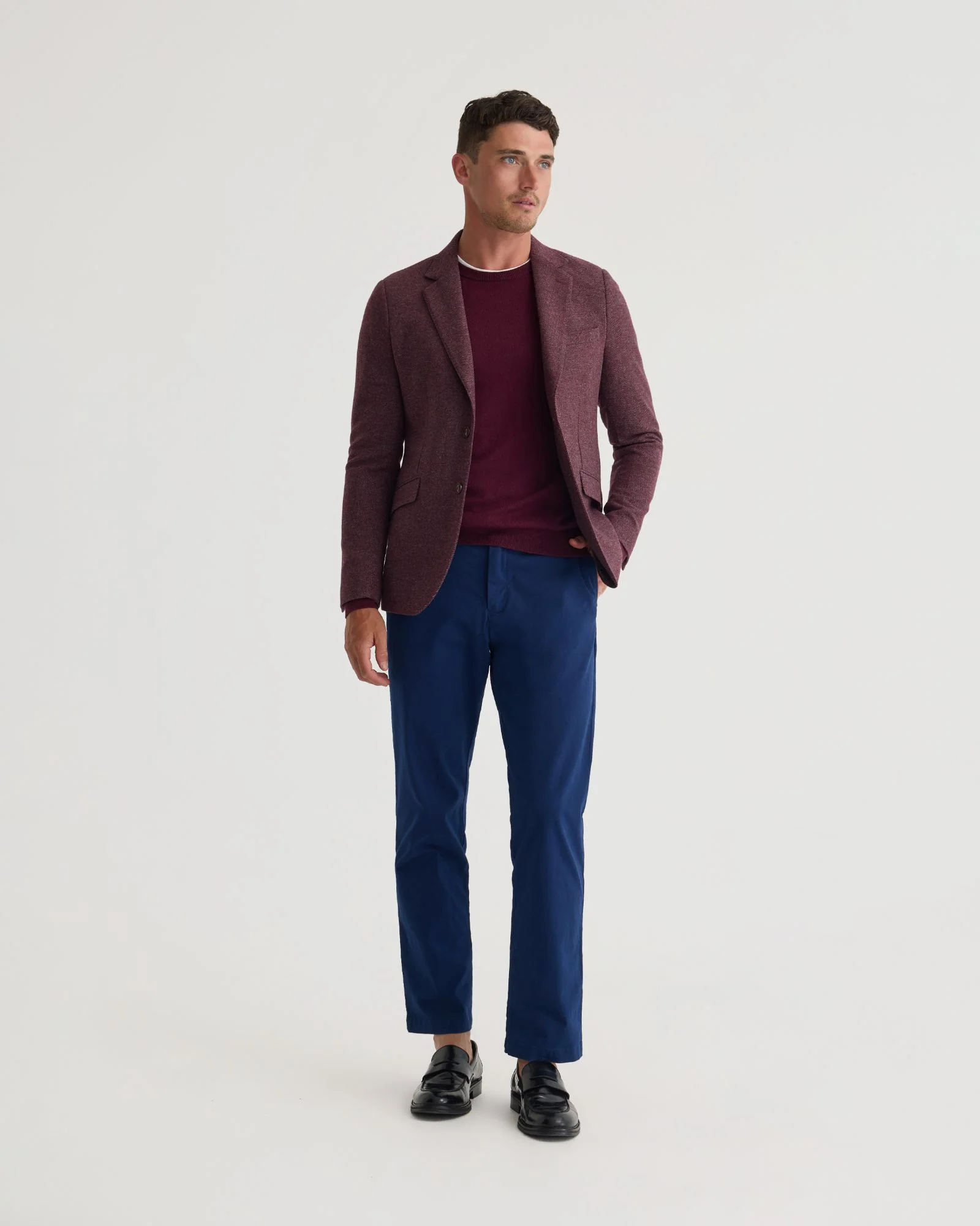 Blake Twill Wool Blazer - Image 14