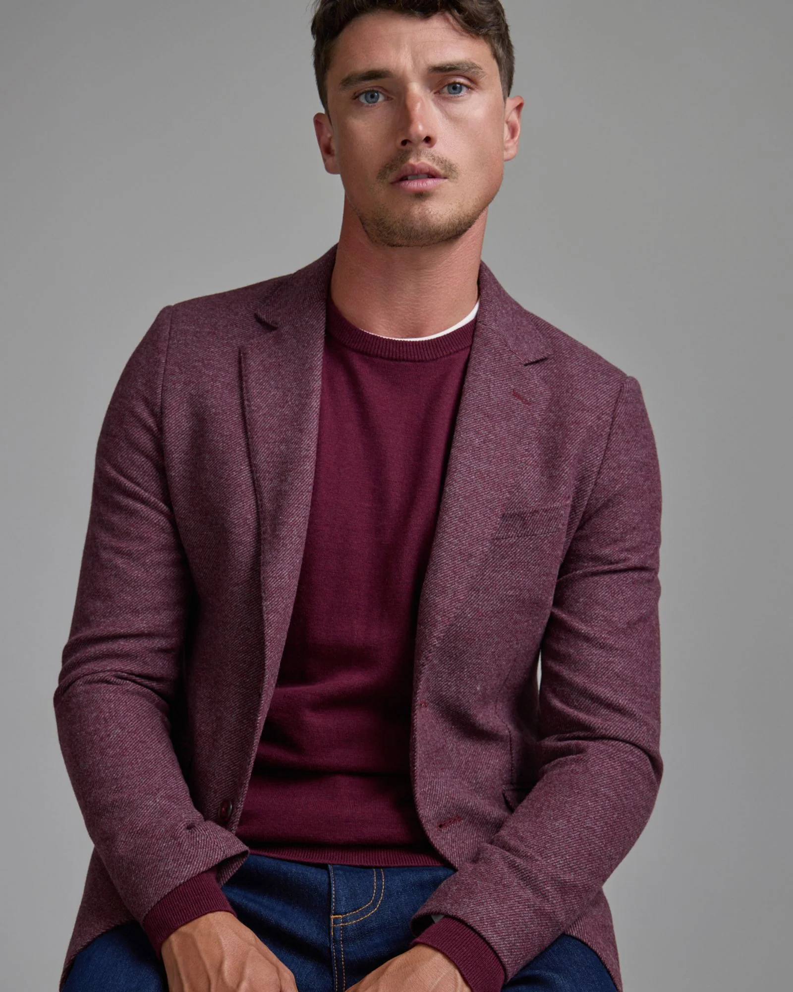 Blake Twill Wool Blazer - Image 8