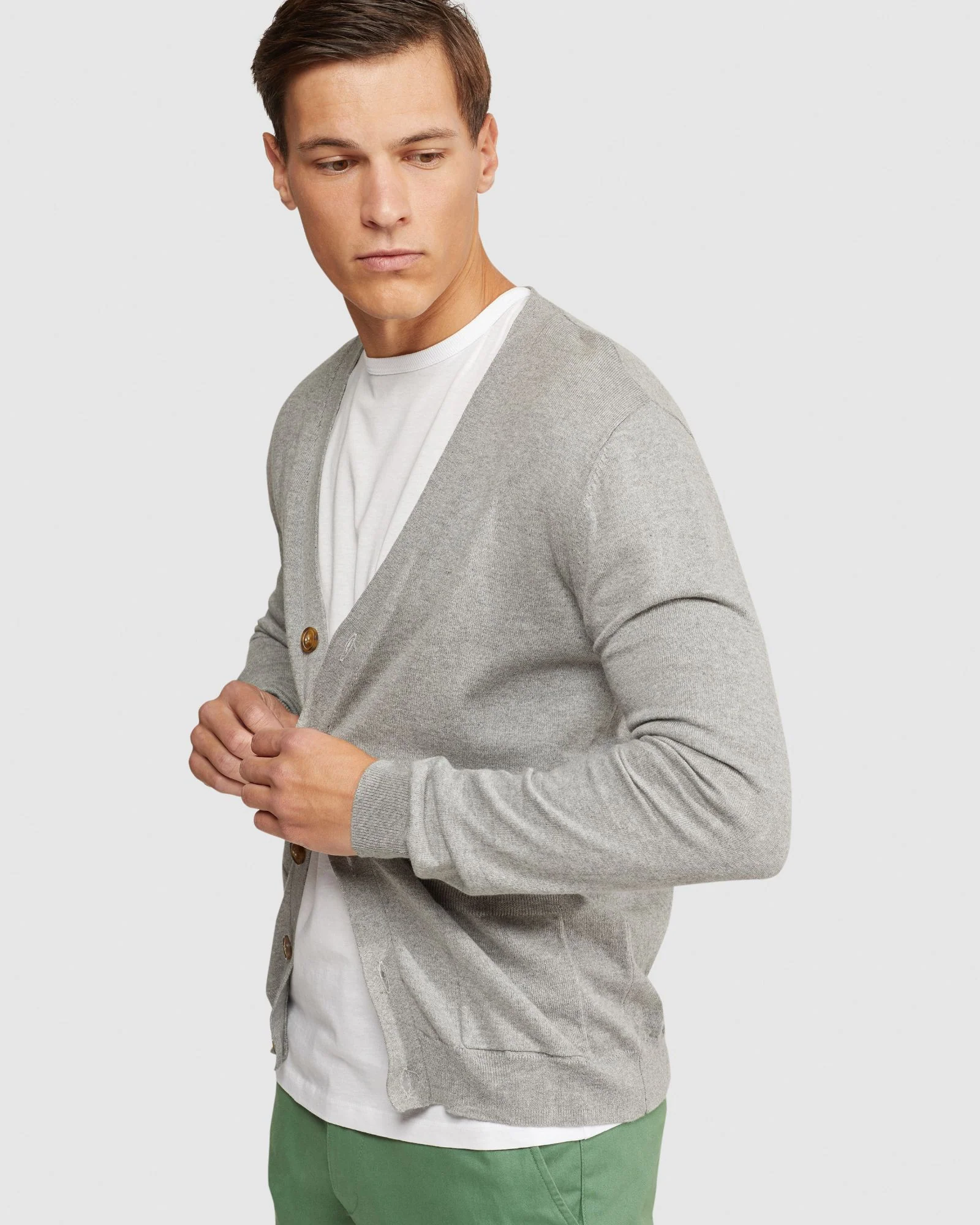 Bradley Cashmere Blend Cardigan - Image 10