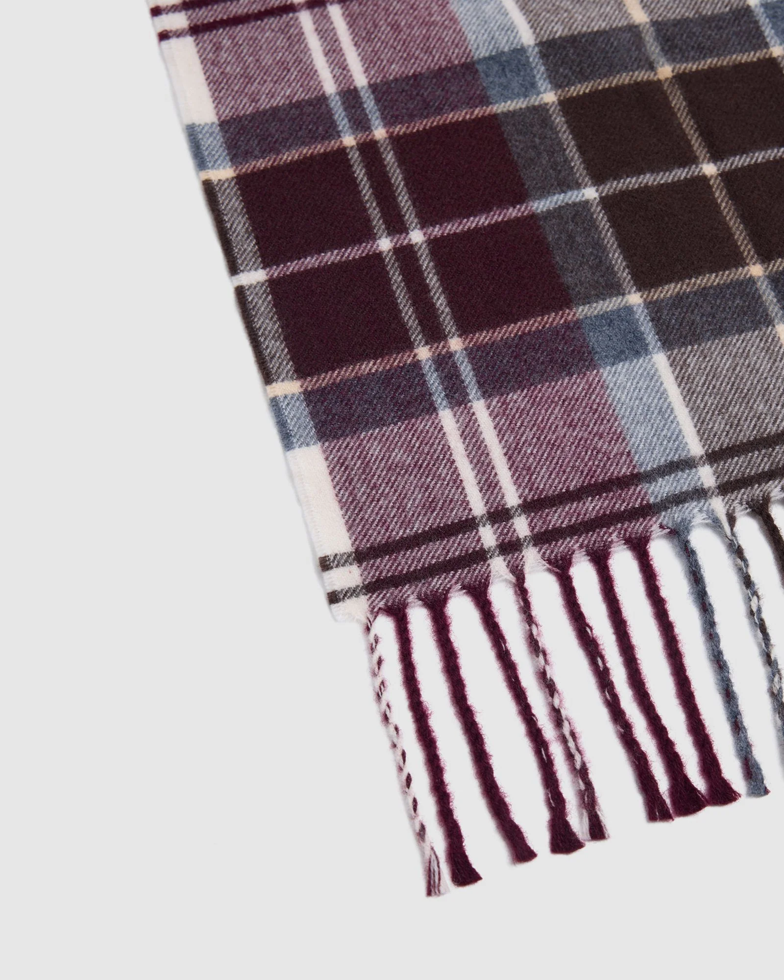 Brooks Wool Check Scarf - Image 2