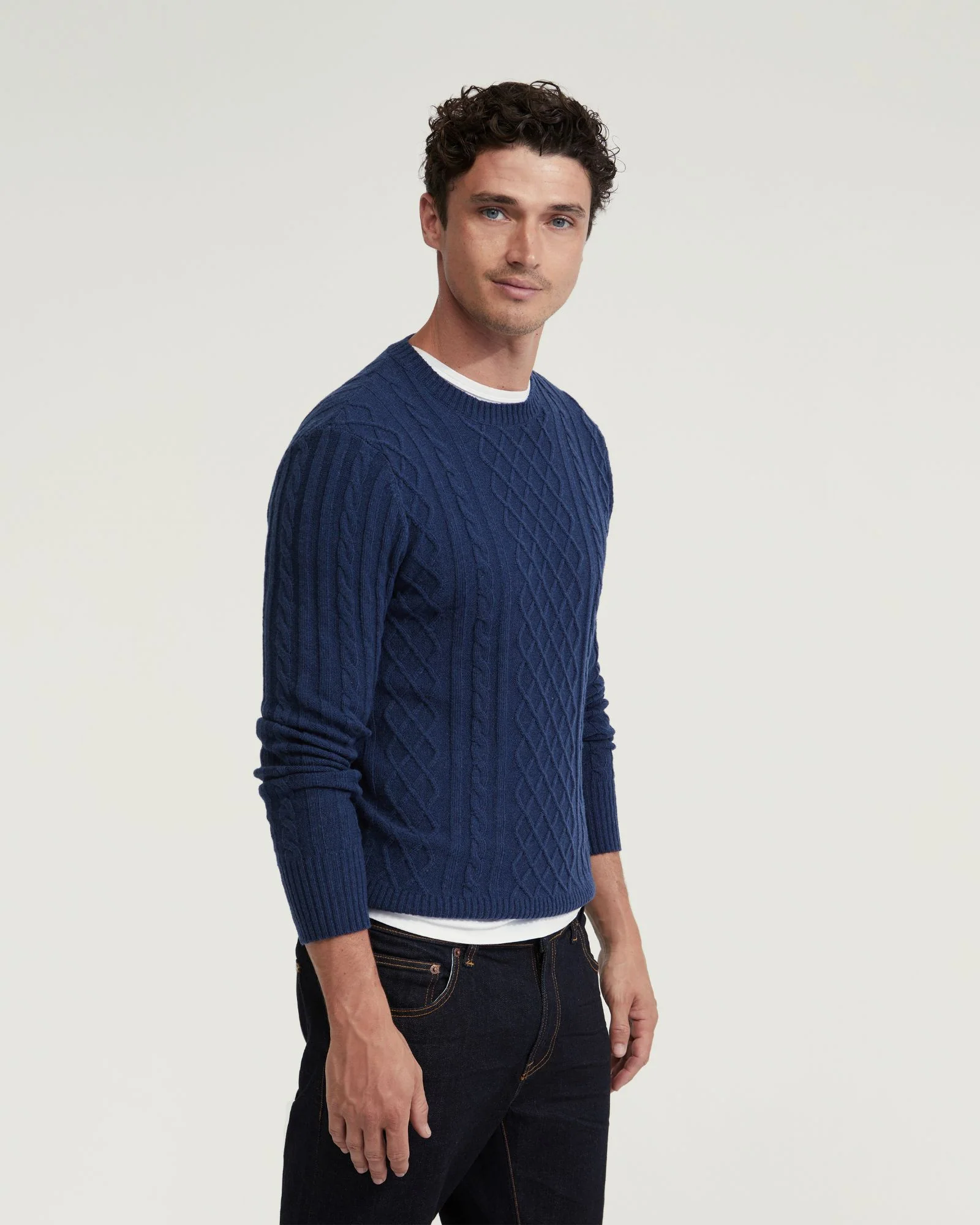 Bruno Wool Rich Cable Knit - Image 2