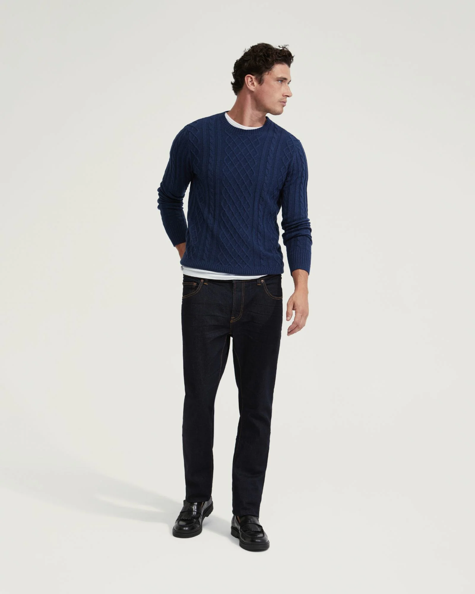 Bruno Wool Rich Cable Knit - Image 5